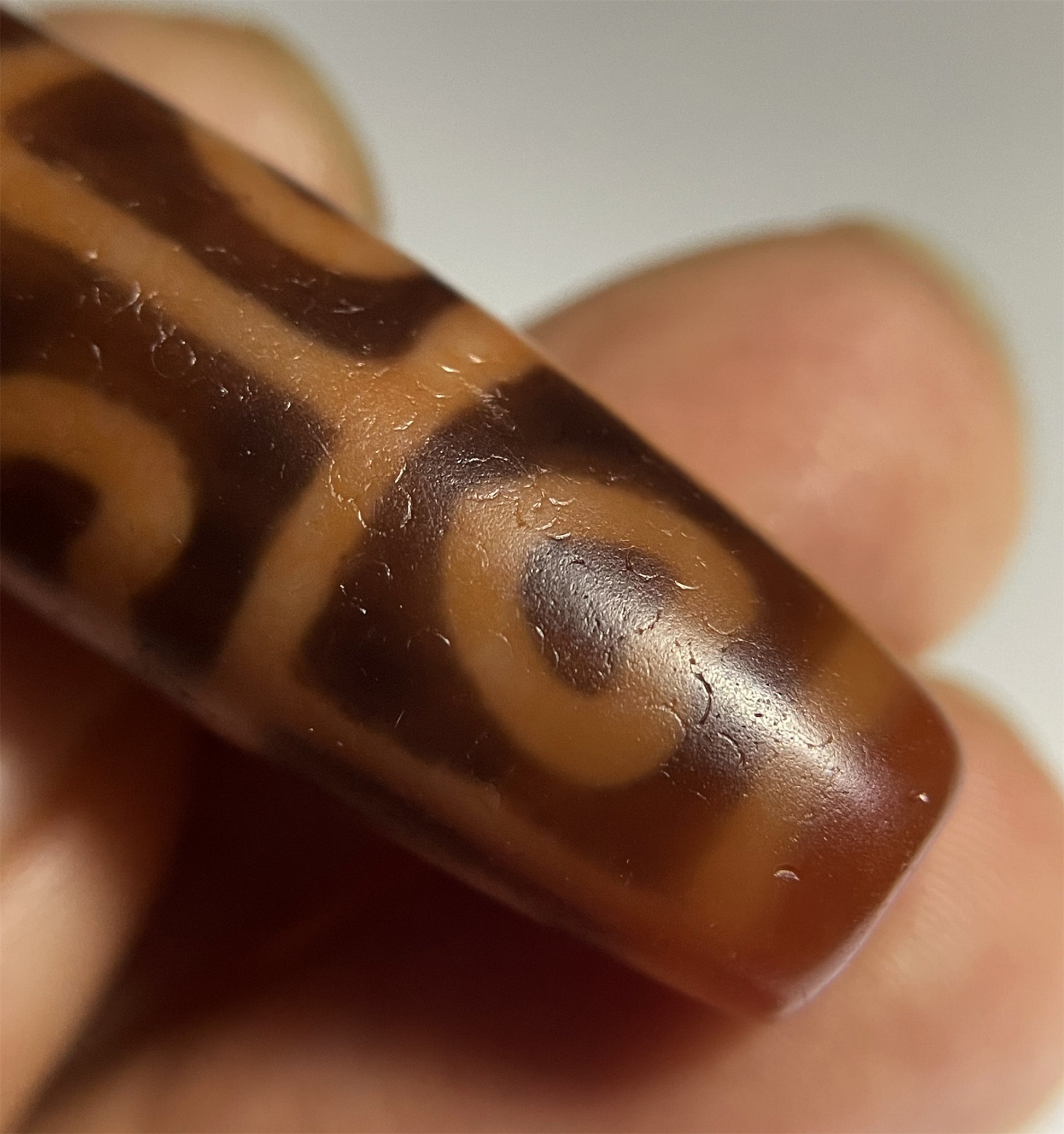 Ancient Dzi Bead Real Tibet Nine Eyes Amulet Pendant Himalayan Agate Pure Special Buddha's Heart Gzi Old Antique Genuine Talisman Bracelet