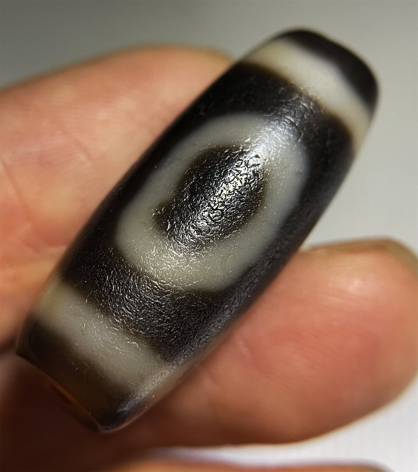 Ancient Dzi Bead Real Tibetan Two Eyes Amulet Pendant Himalayan Agate Pure Special One Eyed Gzi Old Antique Genuine Talisman Bracelet