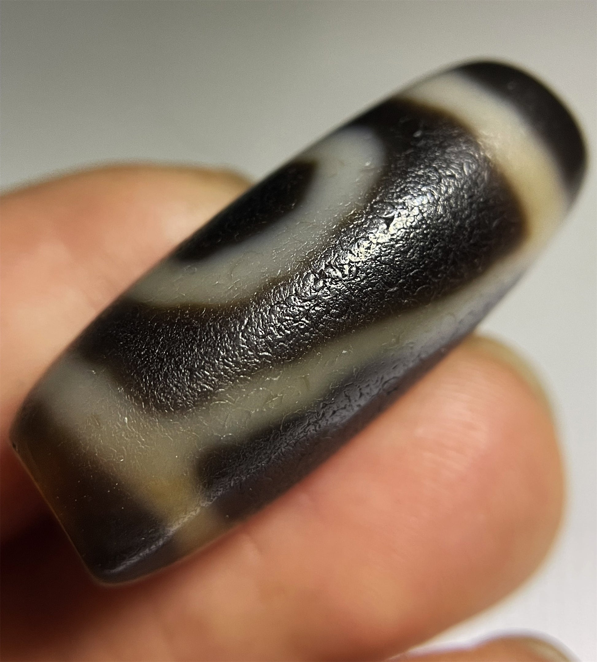 Ancient Dzi Bead Real Tibetan Two Eyes Amulet Pendant Himalayan Agate Pure Special One Eyed Gzi Old Antique Genuine Talisman Bracelet