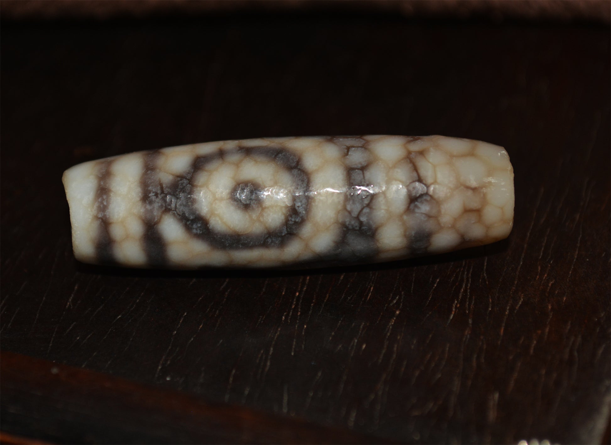 Ancient Tibetan Real Two Eye Dzi Bead Amulet Himalayan Pendant Agate Pure 2 Eyed Gzi Old Antique Genuine Talisman Bracelet