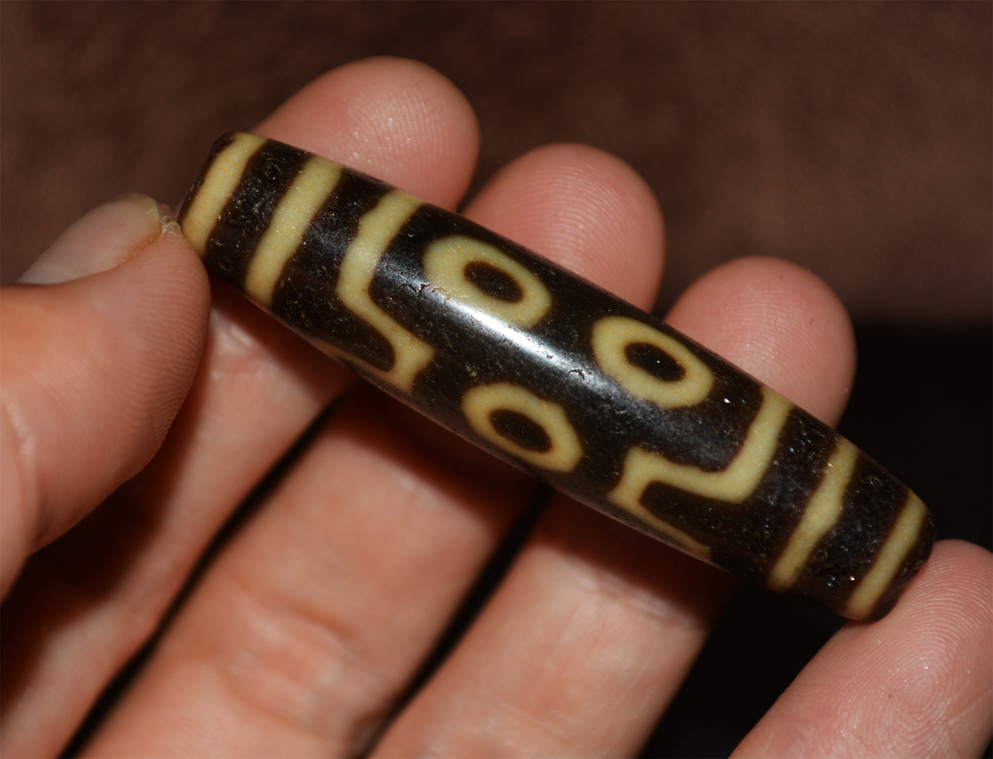Ancient Tibetan Seven Eyes Dzi Bead Amulet Real Himalayan Pendant Agate Pure 7 Eyed Gzi Old Antique Genuine Talisman Bracelet