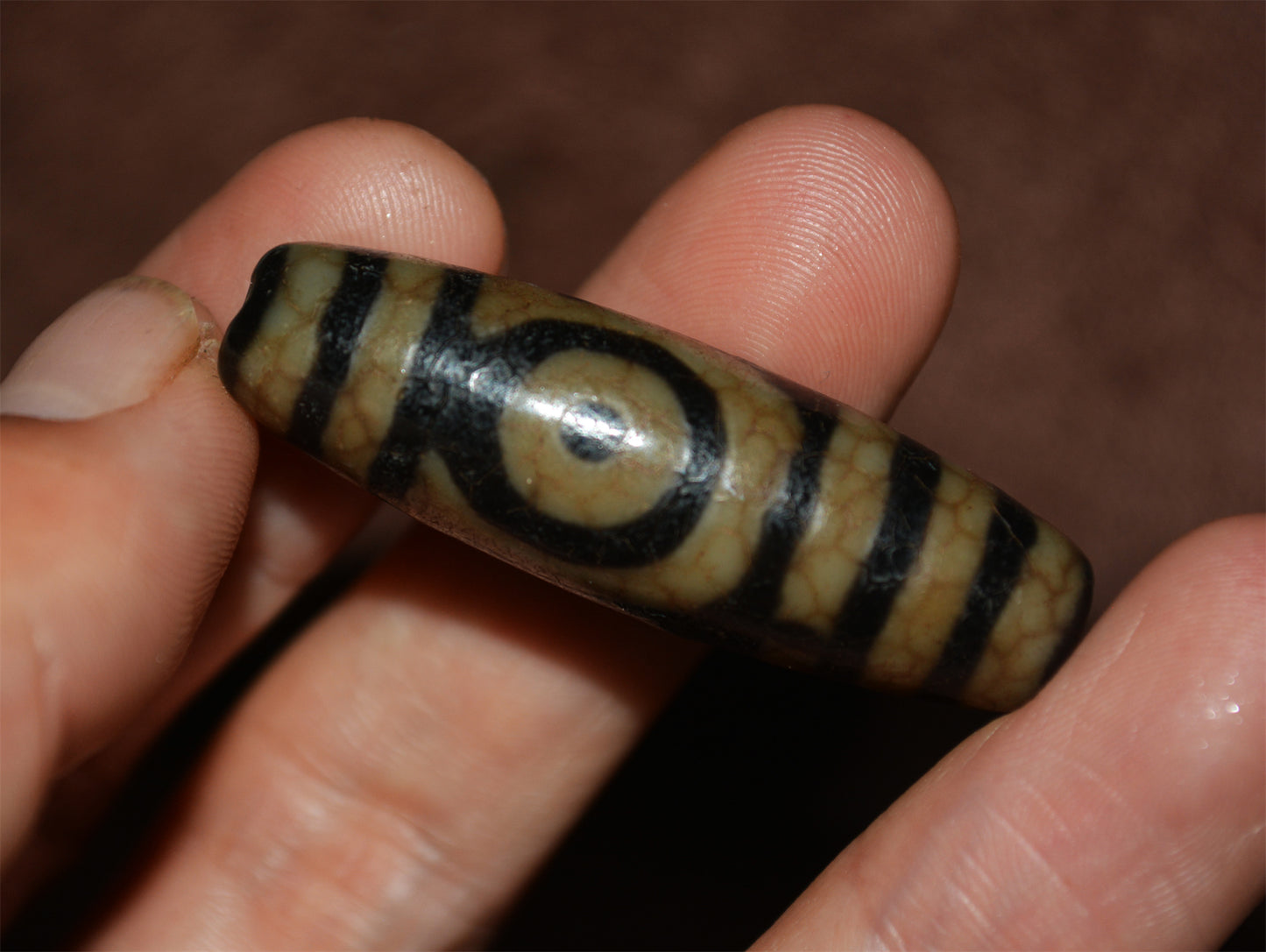 Ancient Tibetan Two Eyes Dzi Bead Amulet Real Himalayan Pendant Agate Pure 2 Eyed Gzi Old Antique Genuine Talisman Bracelet