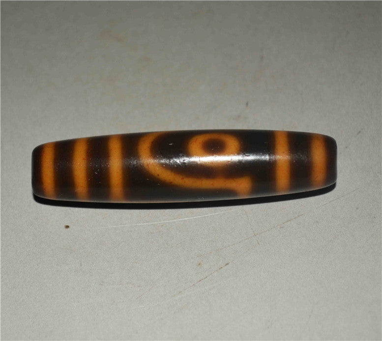 Genuine Ancient Tibetan Two Eyes Dzi Bead Amulet Pendant Real Old Antique Himalaya Agate Nepal 2 Eyed Pure Gzi Talisman Bracelet