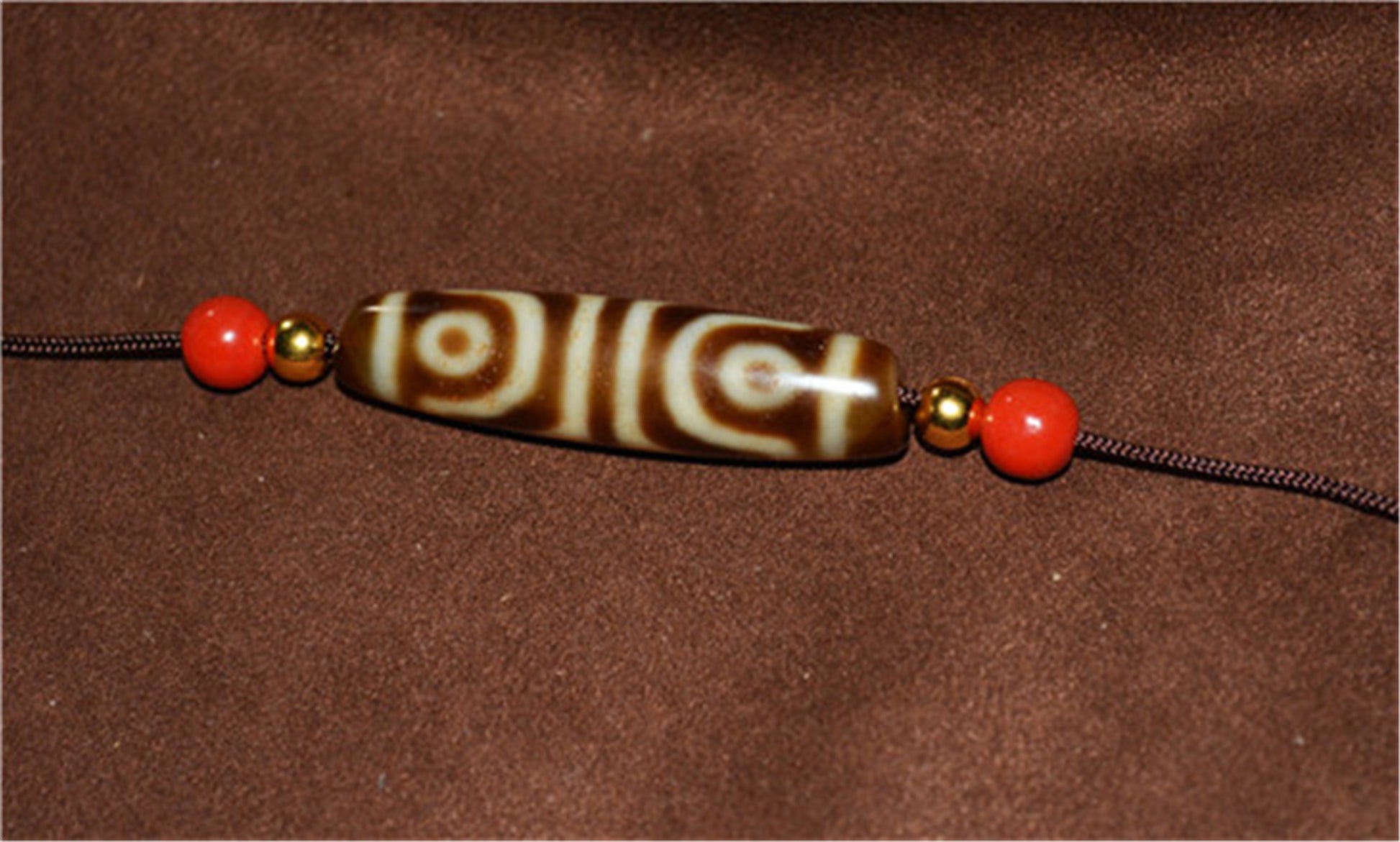 Genuine Himalaya Ancient Four Eyes Dzi Bead Pendant Amulet Tibetan Old Antique Real Agate Nepal 4 Eyed Pure Gzi Talisman Bracelet
