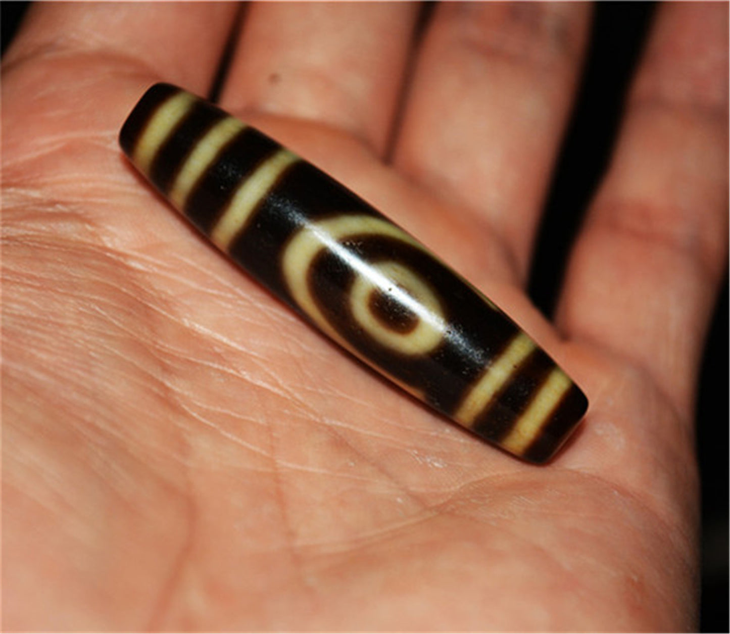 Genuine Himalaya Ancient Two Eyes Dzi Bead Pendant Amulet Tibetan Old Antique Real Agate Nepal 2 Eyed Pure Gzi Talisman Bracelet