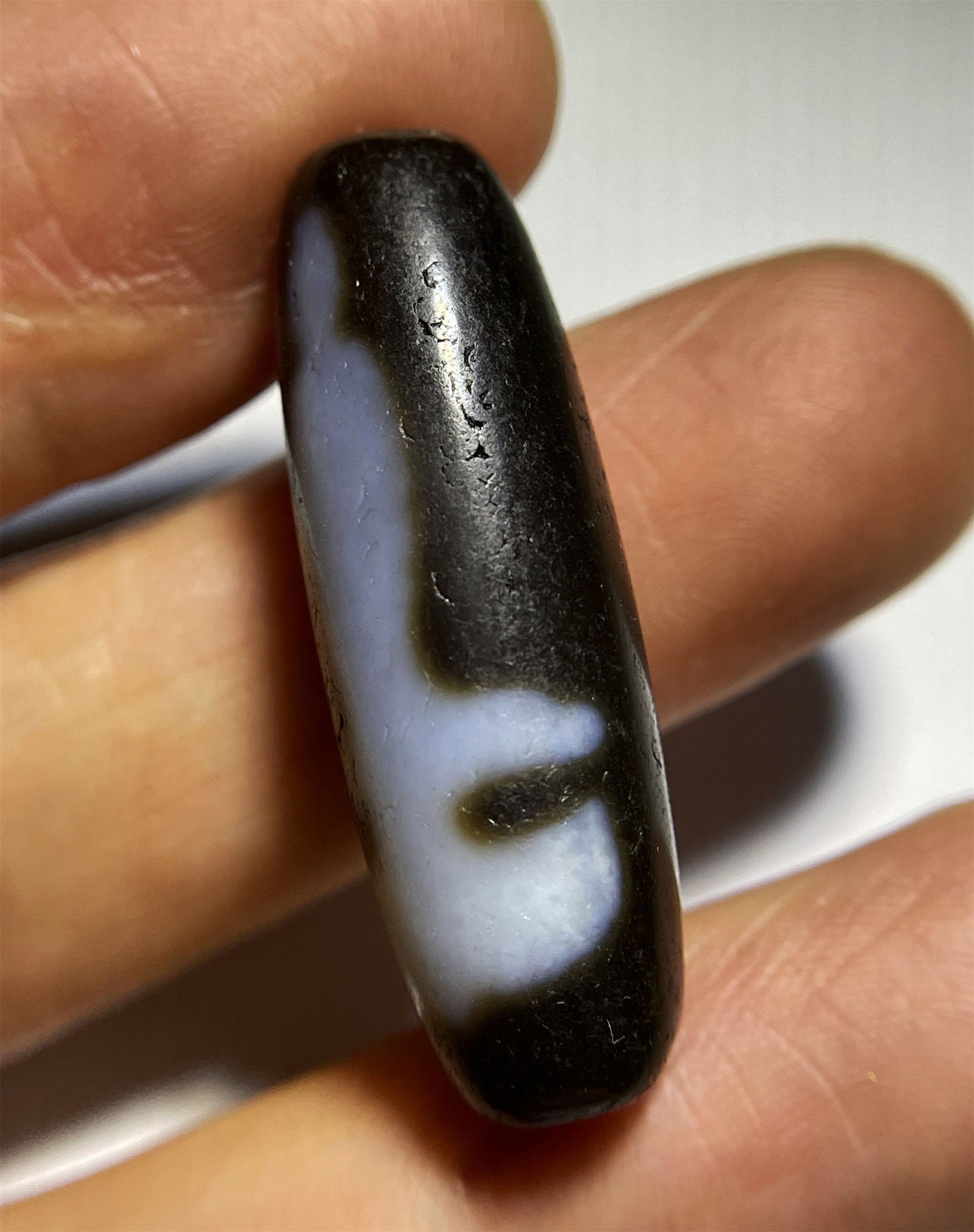 Genuine Himalayas Ancient Kwan Yin Buddha Dzi Bead Amulet Pendant Tibetan Agate Pure Guanyin Gzi Old Antique Real Talisman Bracelet