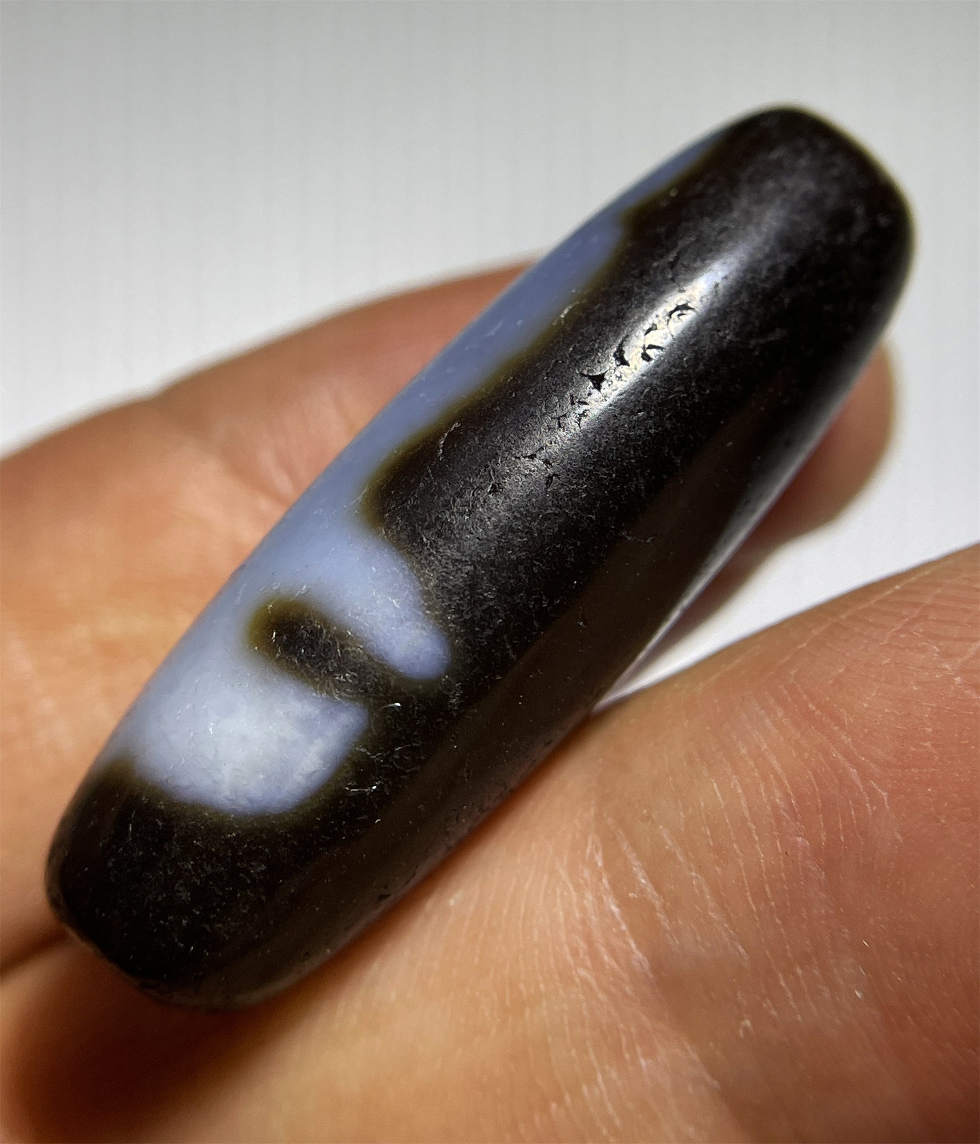 Genuine Himalayas Ancient Kwan Yin Buddha Dzi Bead Amulet Pendant Tibetan Agate Pure Guanyin Gzi Old Antique Real Talisman Bracelet