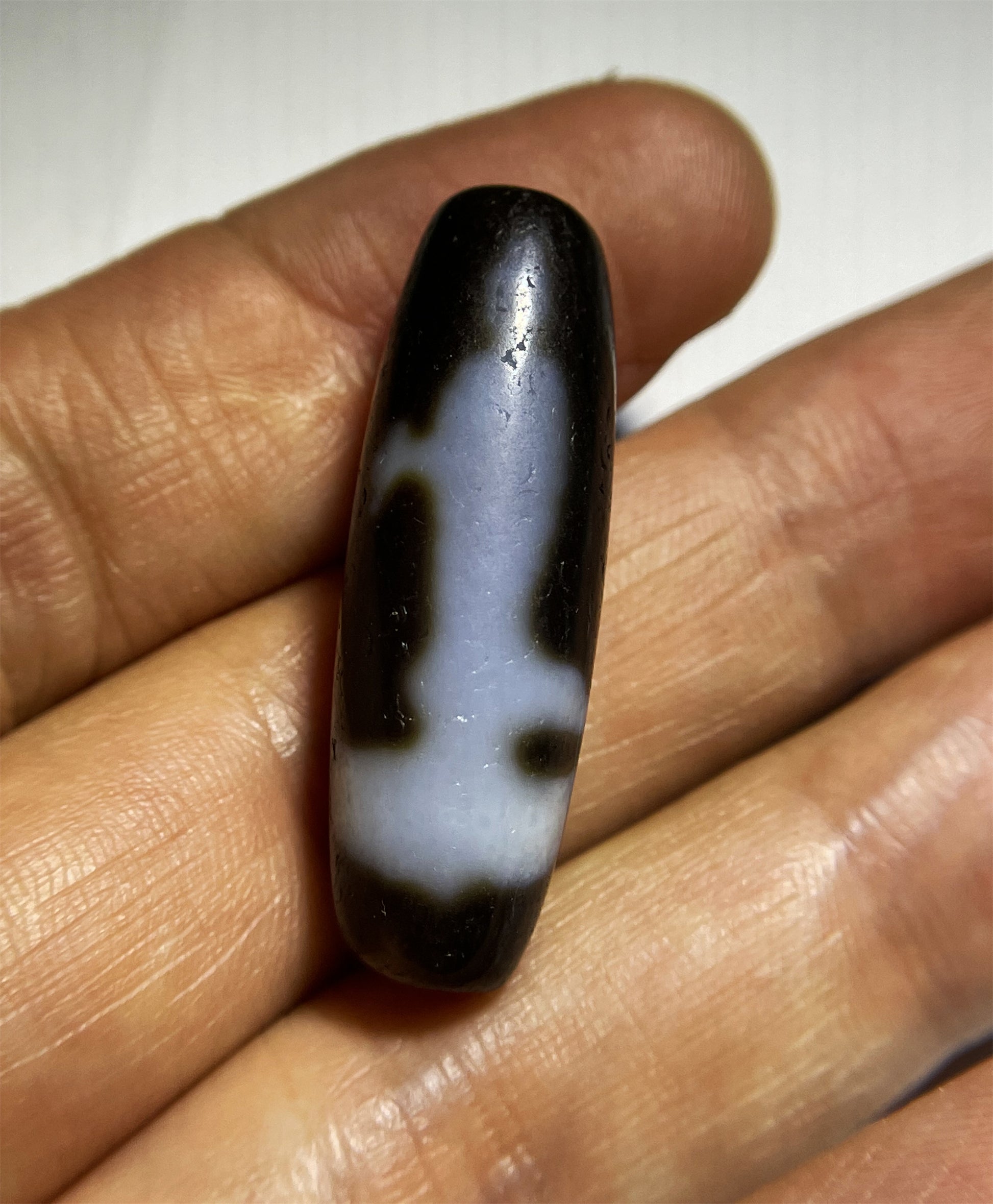 Genuine Himalayas Ancient Kwan Yin Buddha Dzi Bead Amulet Pendant Tibetan Agate Pure Guanyin Gzi Old Antique Real Talisman Bracelet