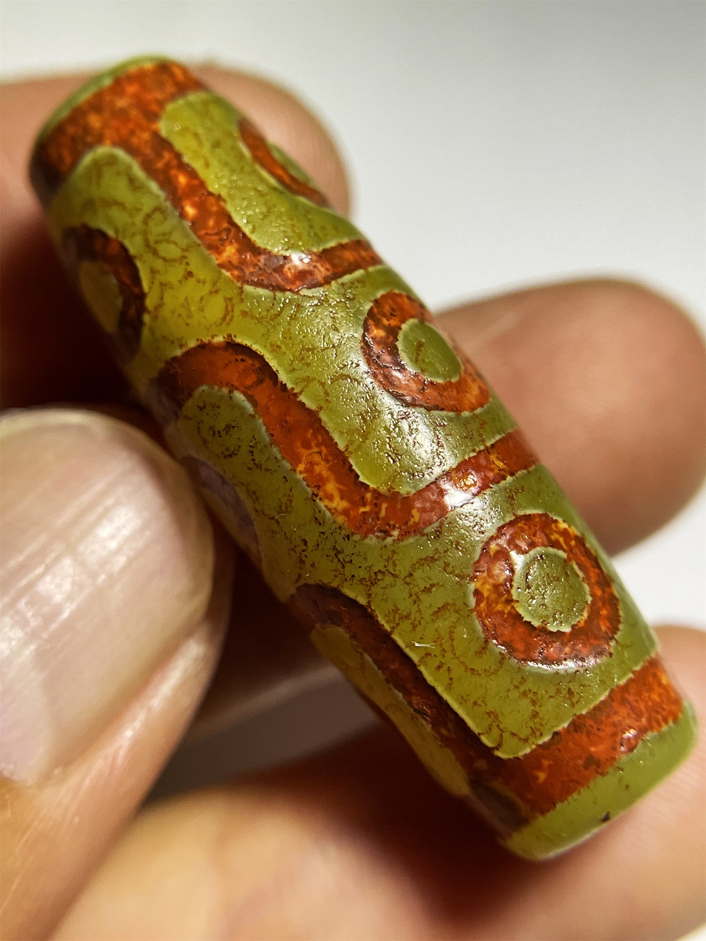 Genuine Tibet Ancient Nine Eyes Dzi Bead Amulet Pendant Himalayas Agate Pure 9 Eyed Gzi Old Antique Real Talisman Bracelet