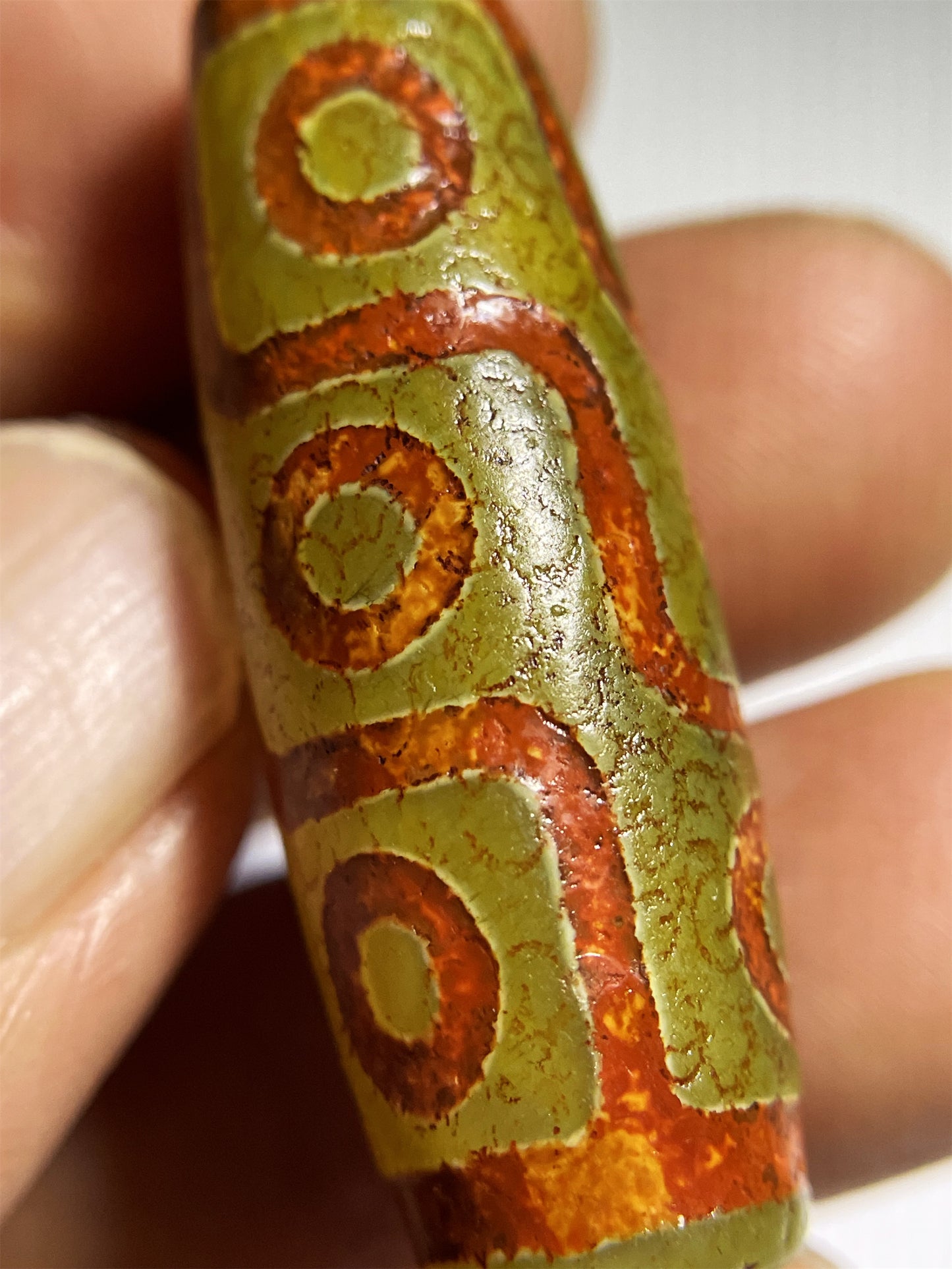 Genuine Tibet Ancient Nine Eyes Dzi Bead Amulet Pendant Himalayas Agate Pure 9 Eyed Gzi Old Antique Real Talisman Bracelet