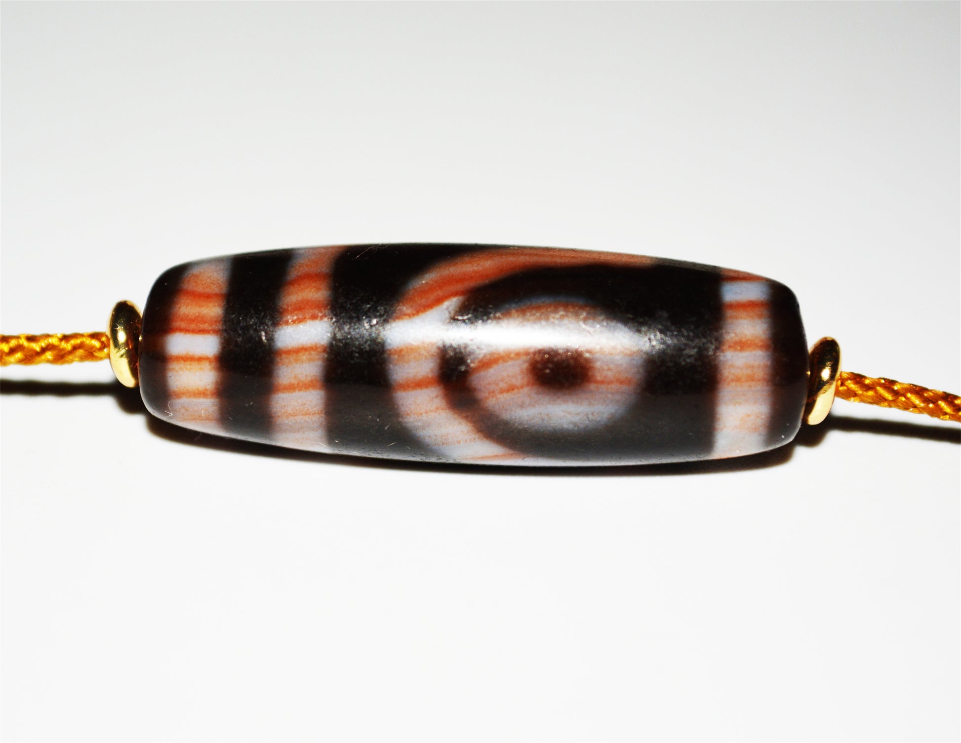 Genuine Himalaya Ancient Cinnabar Two Eyes Dzi Bead Amulet Tibetan Old Antique Real Agate Nepal Bloodspots 2 Eyed Pure Gzi Pendant Talisman Bracelet