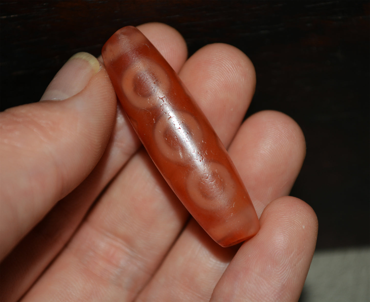 Genuine Tibetan Ancient Five Eyes Dzi Bead Pendant Amulet Himalaya Old Antique Real Agate Nepal 5 Eyed Pure Gzi Talisman Bracelet