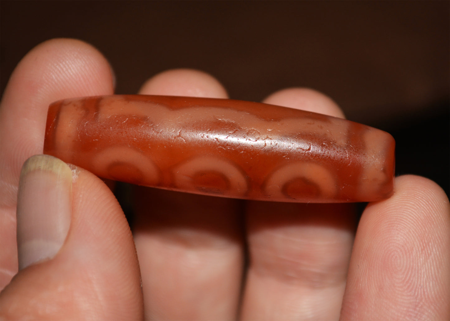 Genuine Tibetan Ancient Five Eyes Dzi Bead Pendant Amulet Himalaya Old Antique Real Agate Nepal 5 Eyed Pure Gzi Talisman Bracelet