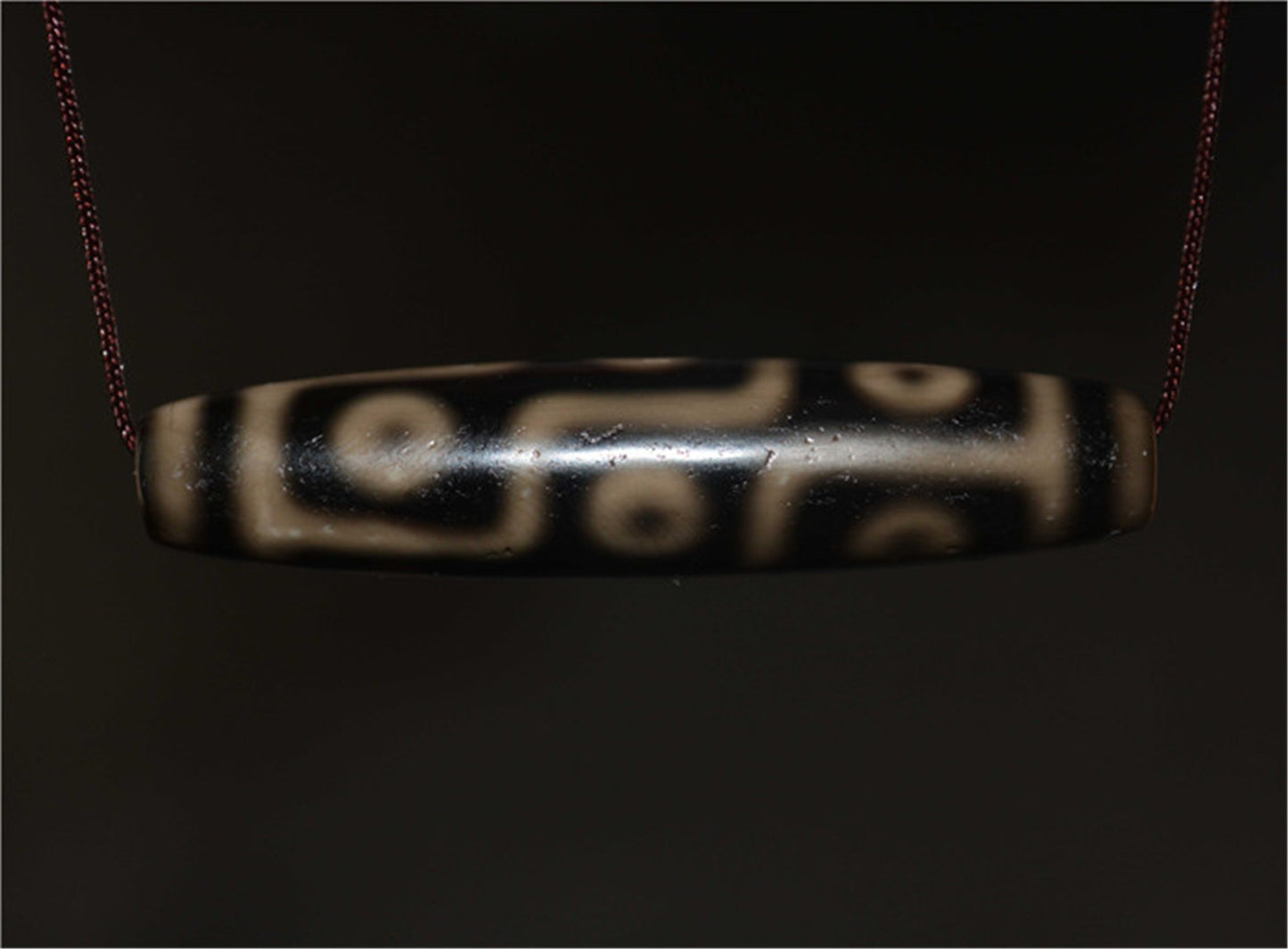 Genuine Ancient Tibetan Nine Eyes Dzi Bead Pendant Amulet Himalaya Old Antique Real Agate Nepal 9 Eyed Pure Gzi Talisman Bracelet