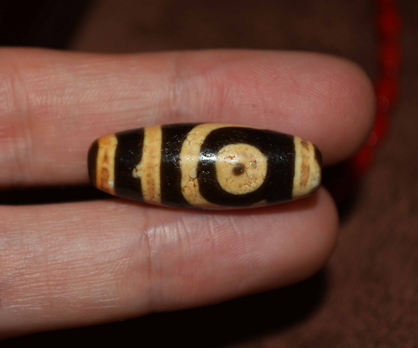Genuine Tibetan Ancient Pure Two Eyes Dzi Bead Amulet Pendant Old Antique Real Himalaya Agate Nepal 2 Eyed Gzi Talisman Bracelet