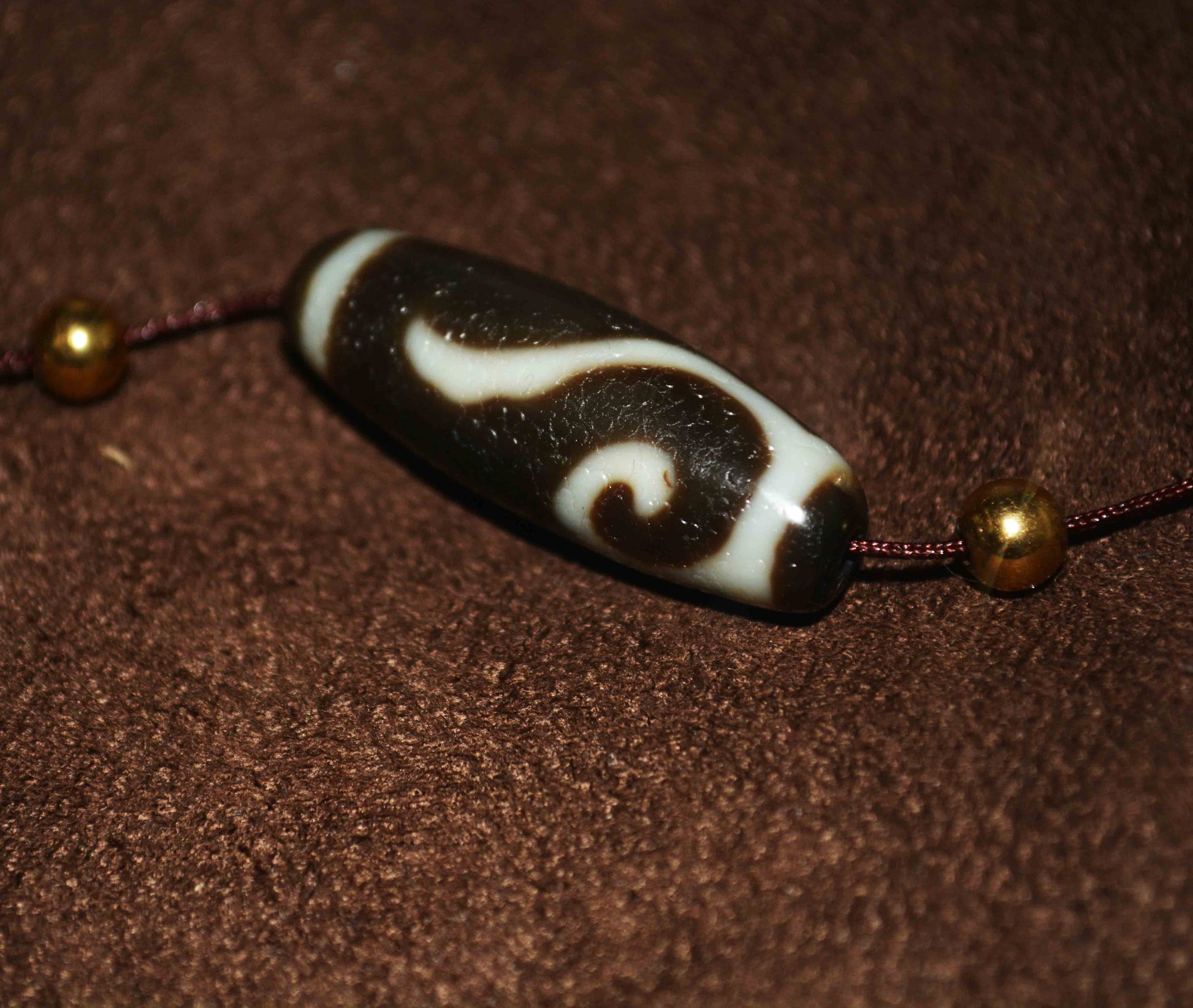 Genuine Tibetan Ancient Ruyi Dzi Bead Pendant Amulet Himalaya Old Antique Real Agate Nepal Pure Gzi Talisman Bracelet