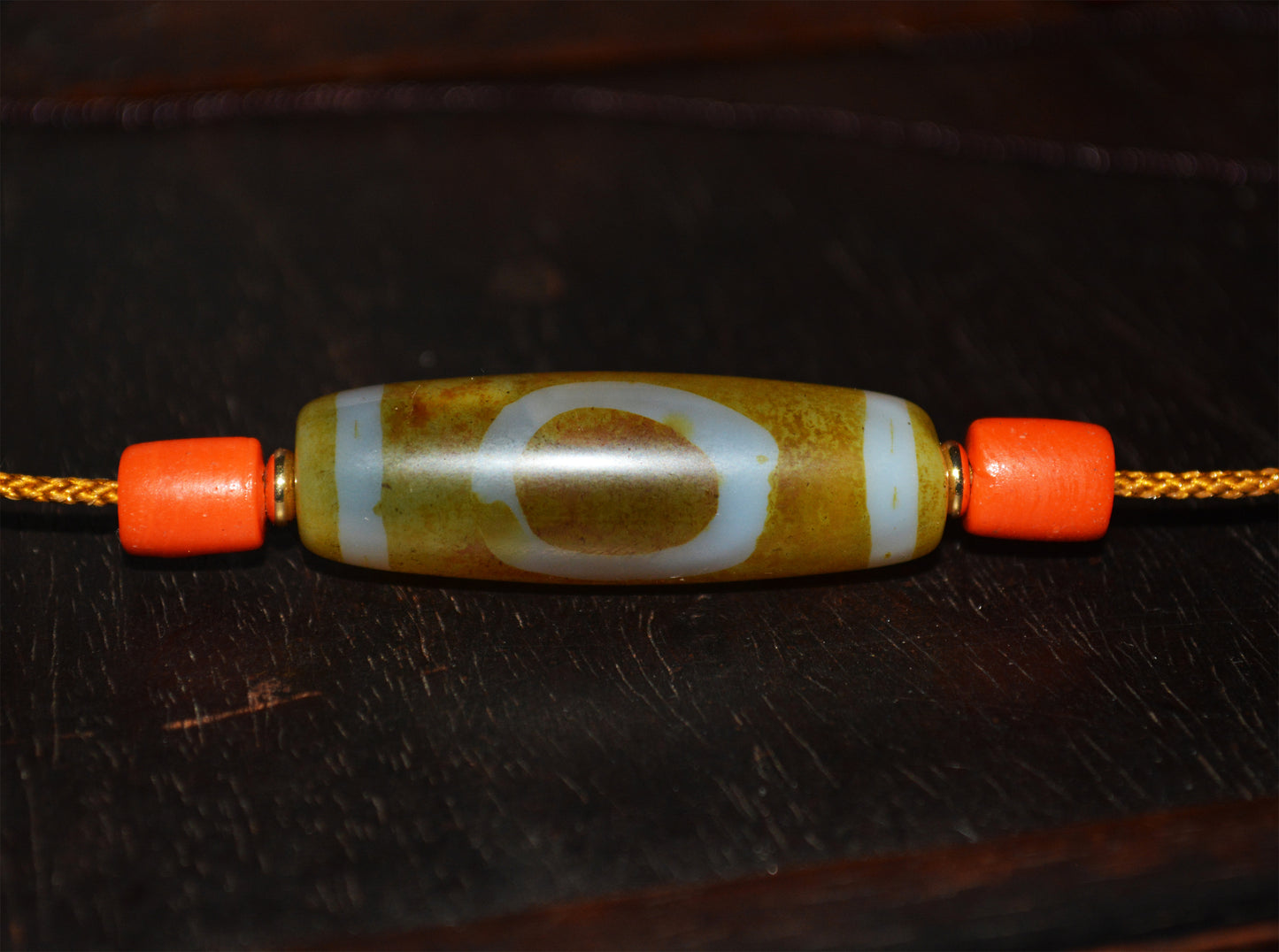Genuine Tibetan Ancient Sakor Namkor Dzi Bead Pendant Amulet Himalaya Old Antique Real Agate Nepal Heaven and Earth Pure Gzi Talisman Bracelet