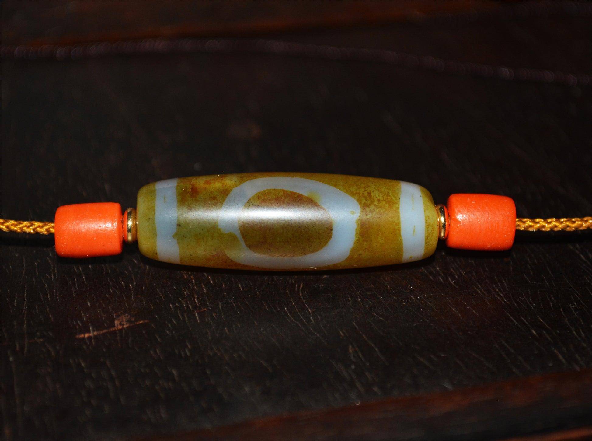 Genuine Tibetan Ancient Sakor Namkor Dzi Bead Pendant Amulet Himalaya Old Antique Real Agate Nepal Heaven and Earth Pure Gzi Talisman Bracelet