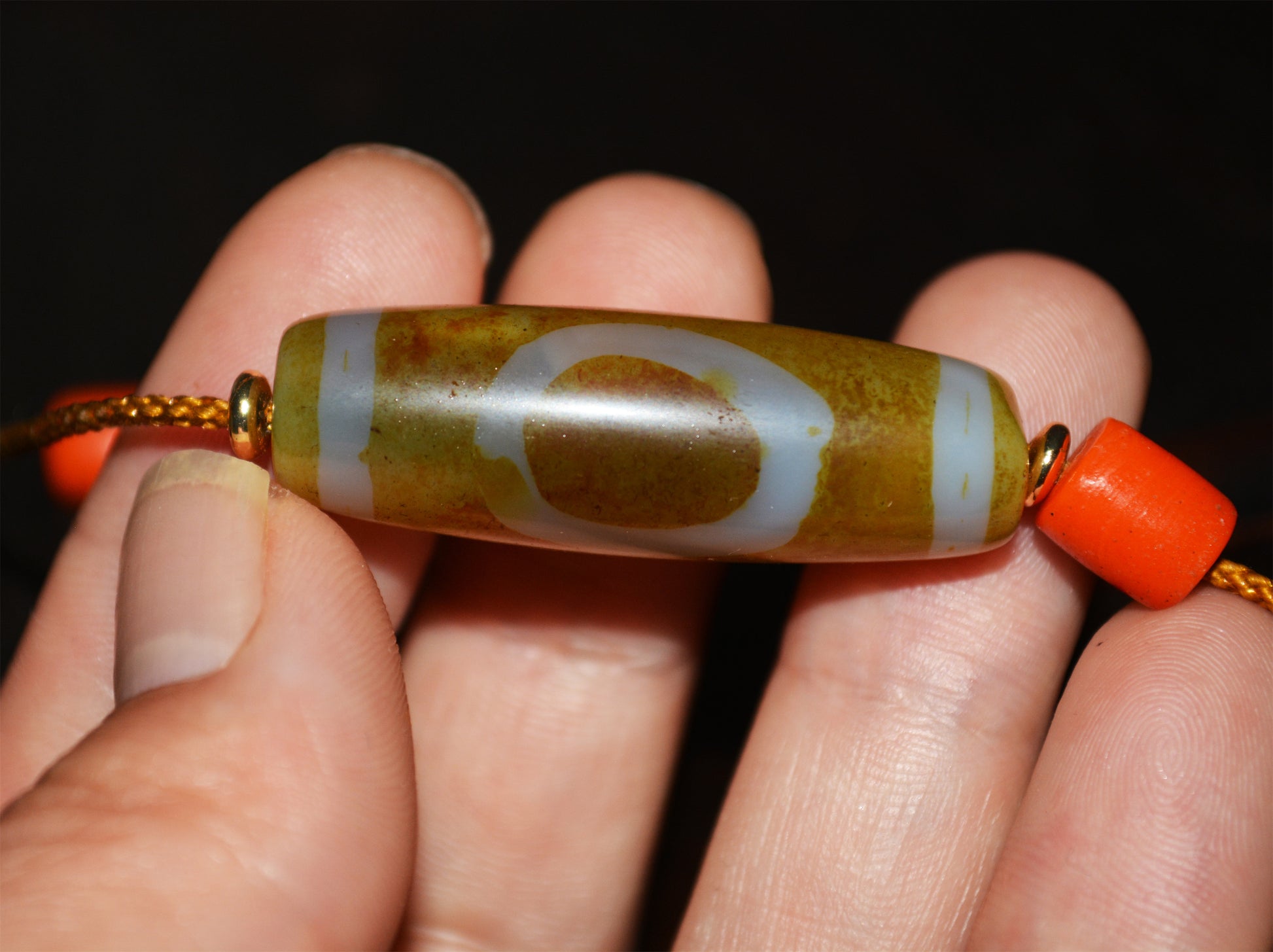 Genuine Tibetan Ancient Sakor Namkor Dzi Bead Pendant Amulet Himalaya Old Antique Real Agate Nepal Heaven and Earth Pure Gzi Talisman Bracelet