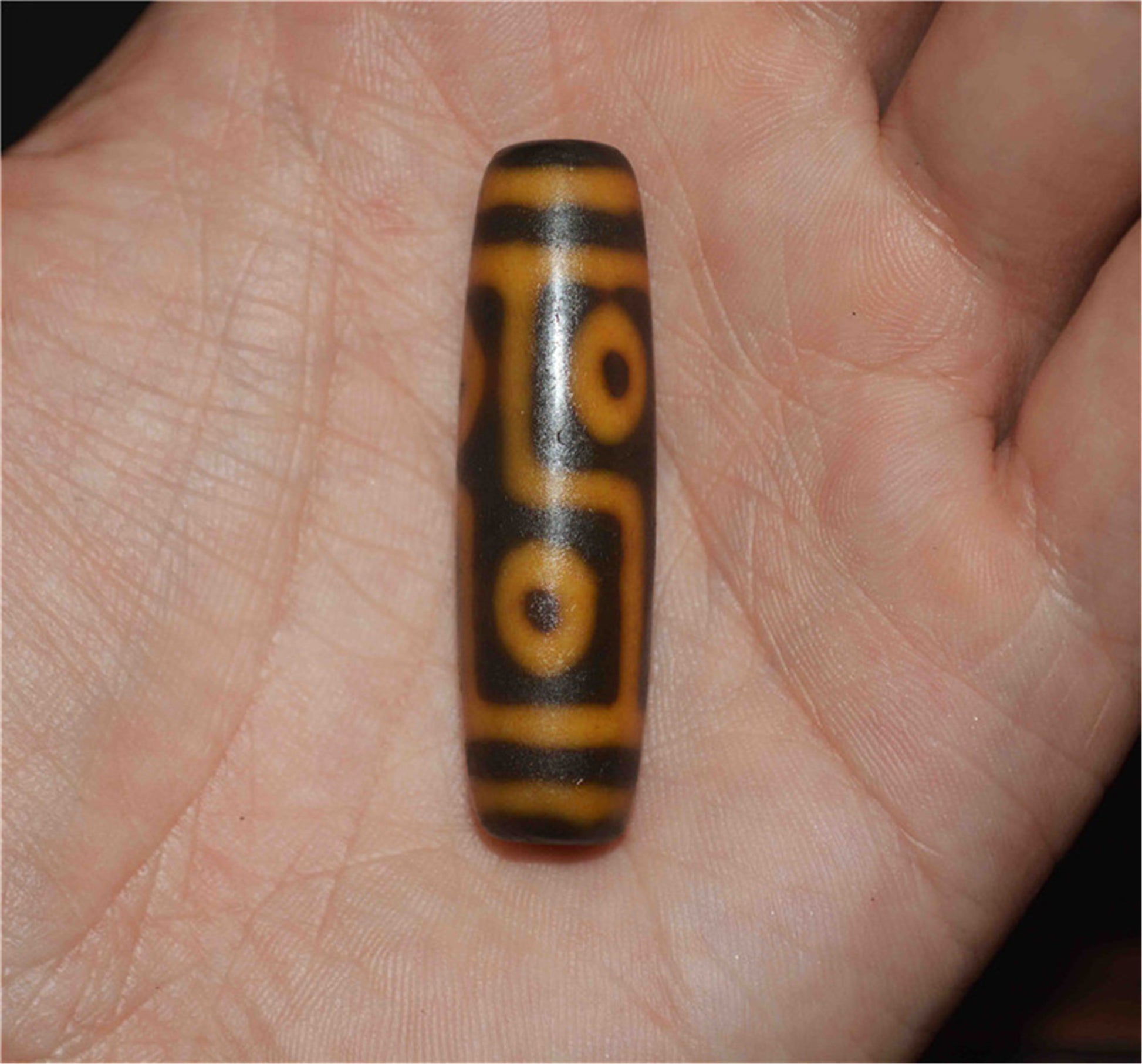 Genuine Tibetan Ancient Six Eyes Dzi Bead Pendant Amulet Himalaya Old Antique Real Agate Nepal 6 Eyed Pure Gzi Talisman Bracelet