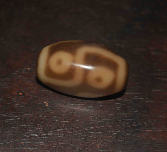 Genuine Tibetan Ancient Six Eyes Dzi Bead Pendant Amulet Himalaya Old Antique Real Agate Nepal 6 Eyed Pure Gzi Talisman Bracelet