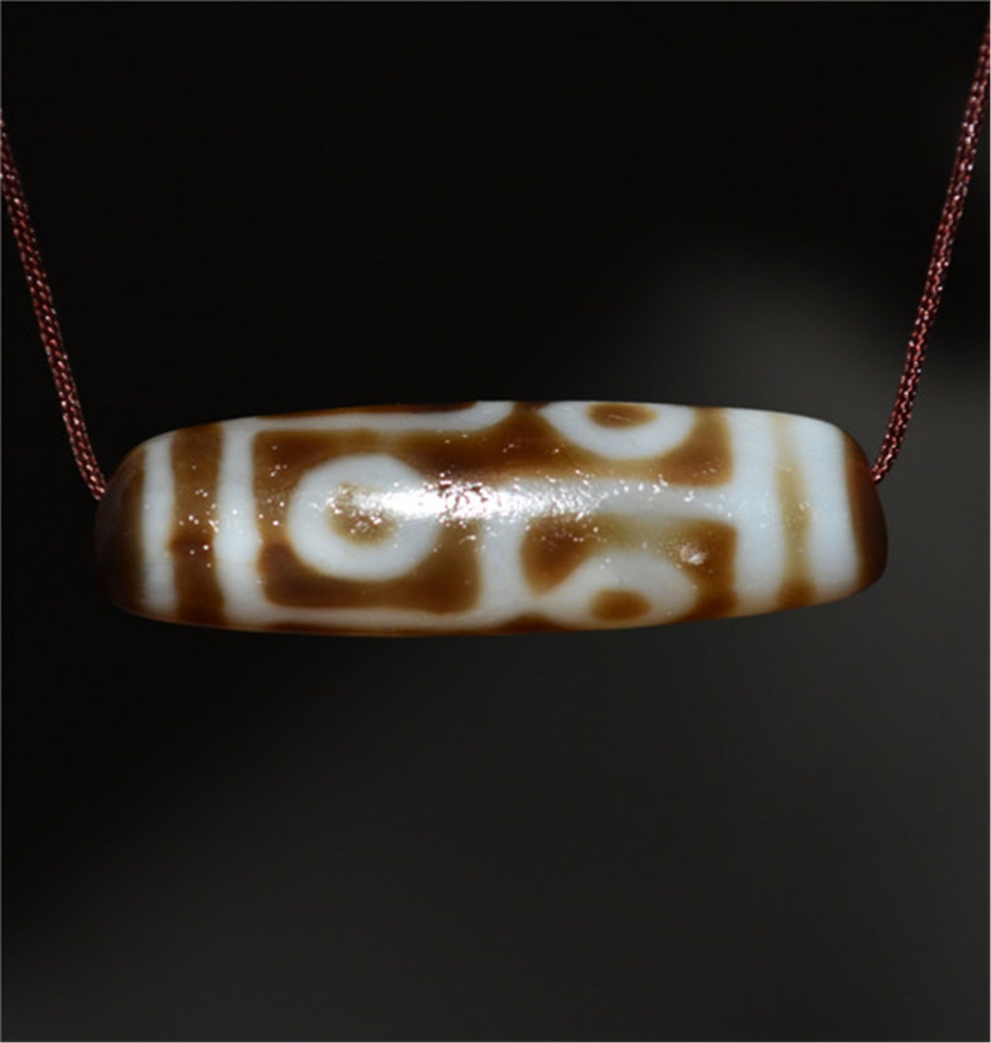 Genuine Tibetan Ancient Six Eyes Dzi Bead Pendant Amulet Himalaya Old Antique Real Agate Nepal 6 Eyed Pure Gzi Talisman Bracelet