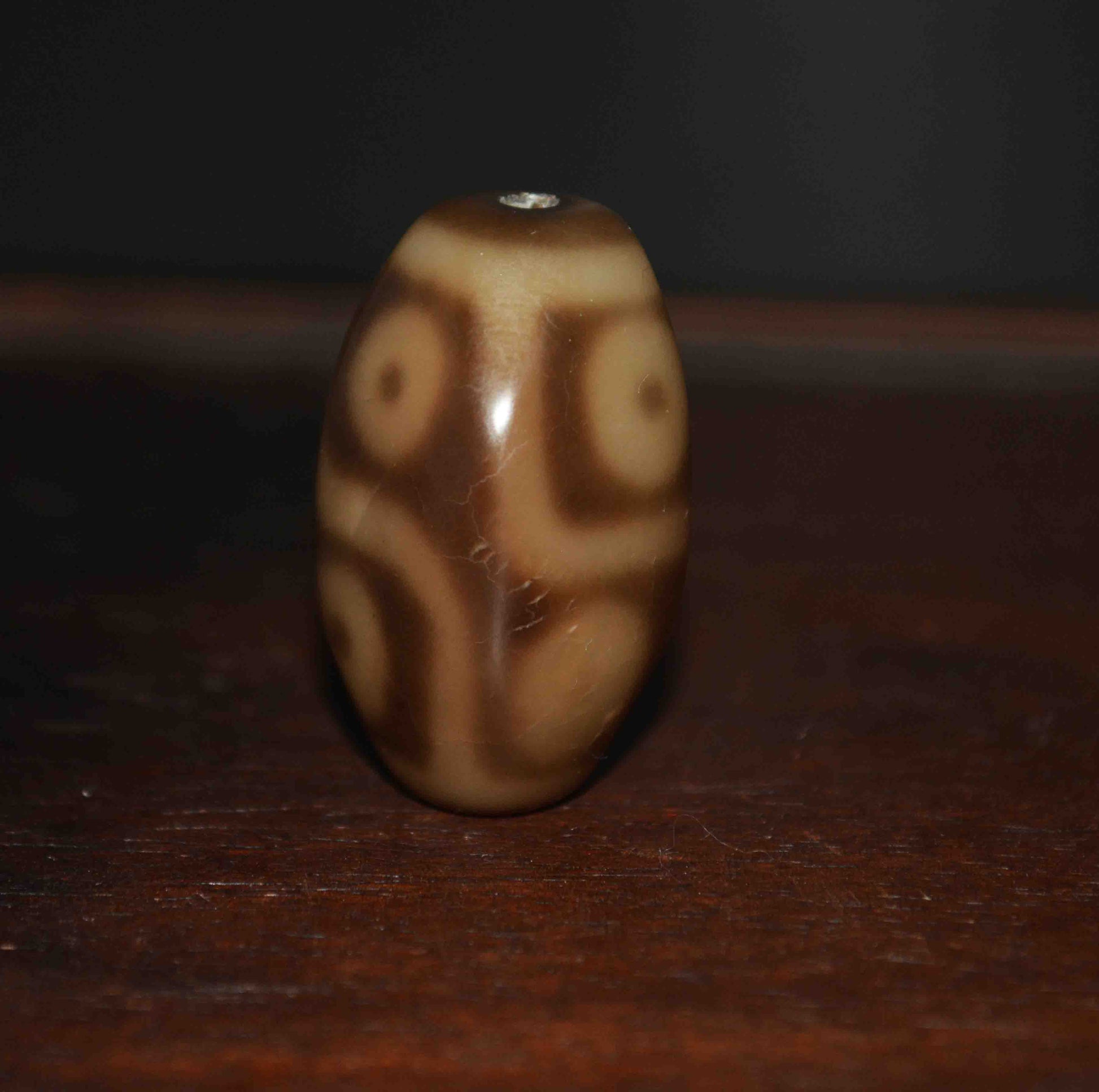 Genuine Tibetan Ancient Six Eyes Dzi Bead Pendant Amulet Himalaya Old Antique Real Agate Nepal 6 Eyed Pure Gzi Talisman Bracelet
