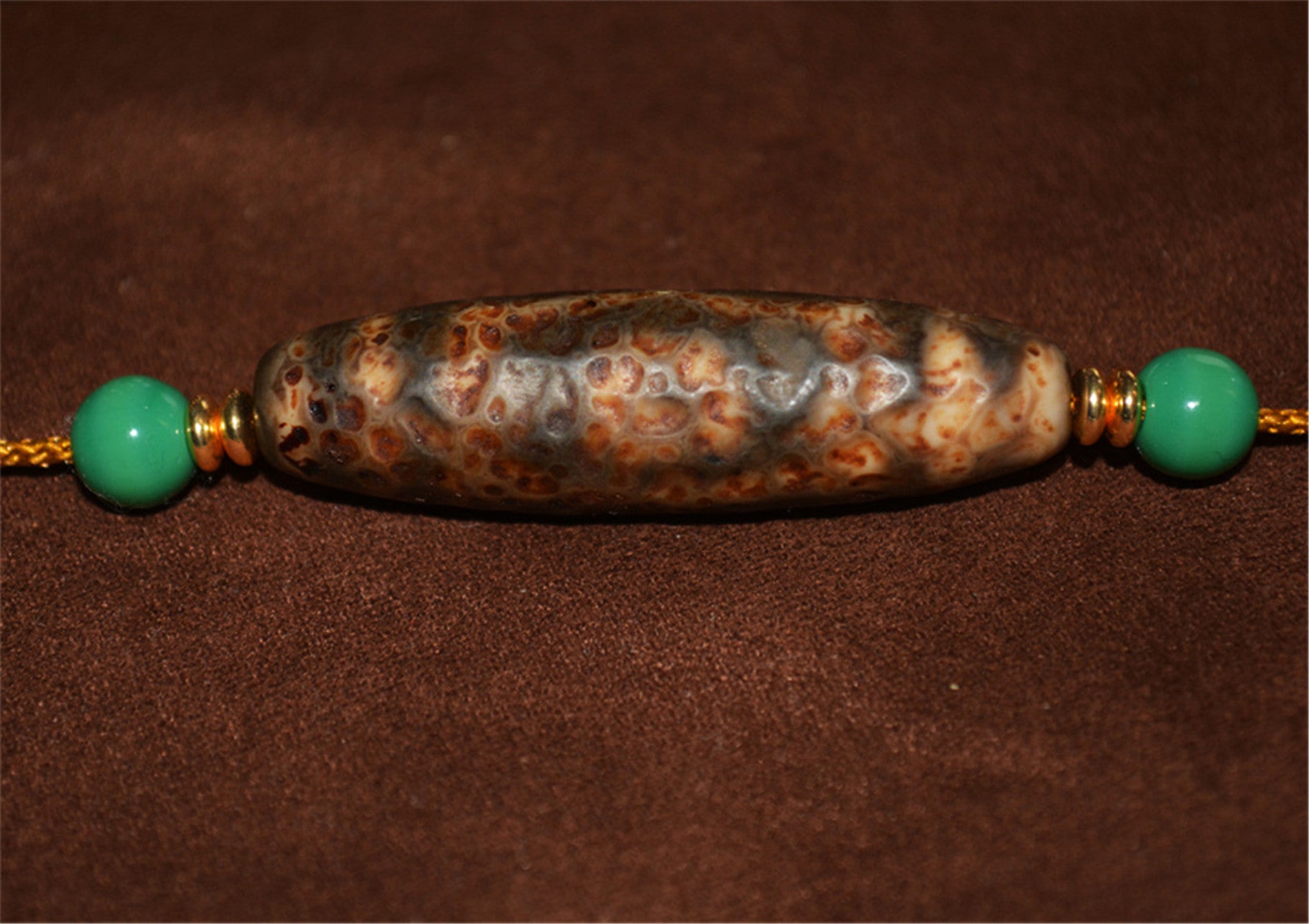Genuine Tibetan Ancient Three Eyes Dzi Bead Pendant Amulet Himalaya Old Antique Real Agate Nepal 3 Eyed Pure Gzi Talisman Bracelet