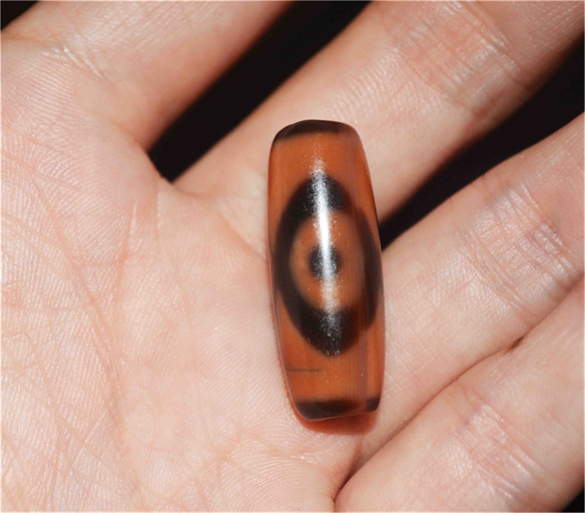 Genuine Tibetan Ancient Three Eyes Dzi Bead Cinnabar Pendant Amulet Himalaya Old Antique Real Bloodspots Agate Nepal 3 Eyed Pure Gzi Talisman Bracelet