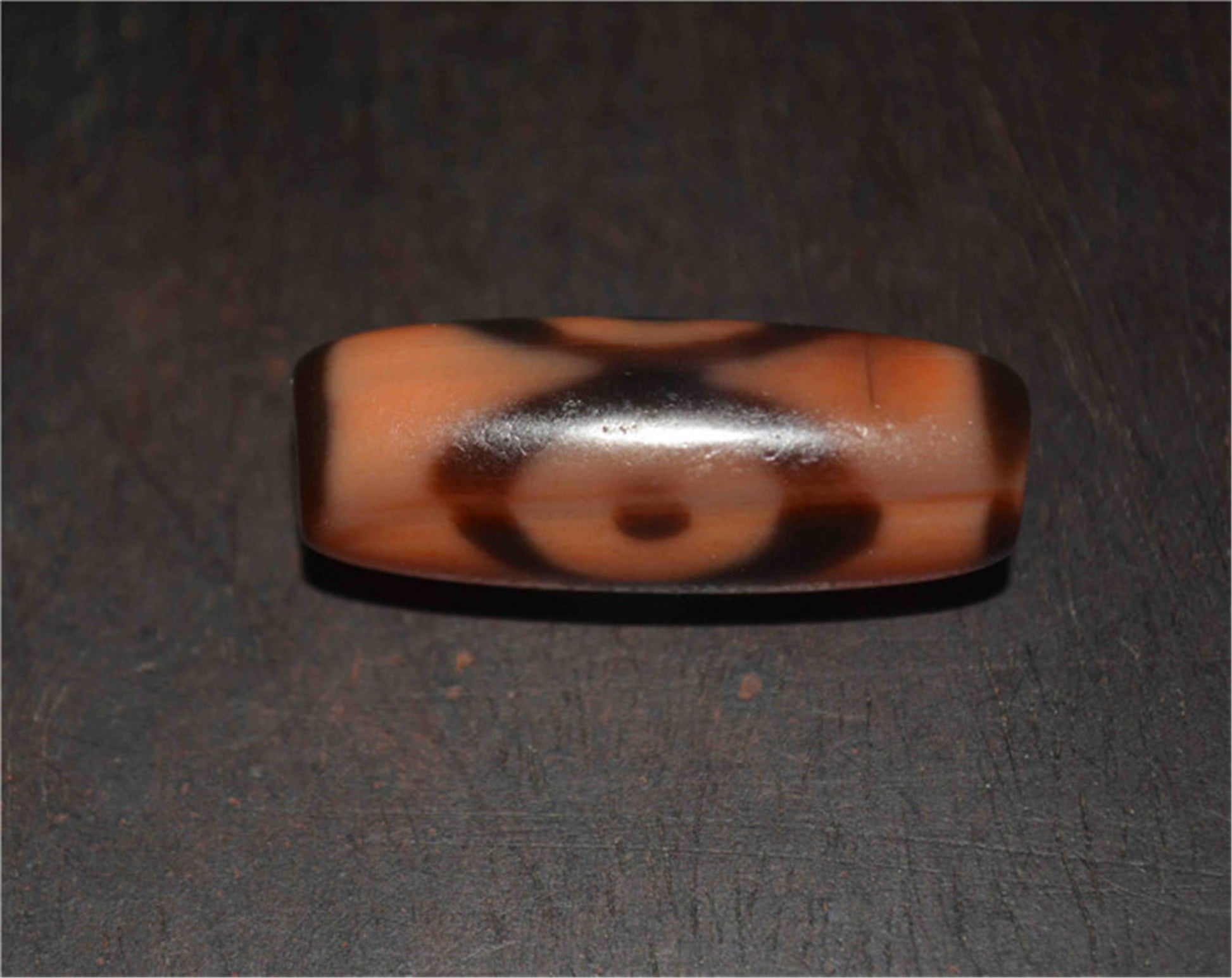 Genuine Tibetan Ancient Three Eyes Dzi Bead Cinnabar Pendant Amulet Himalaya Old Antique Real Bloodspots Agate Nepal 3 Eyed Pure Gzi Talisman Bracelet