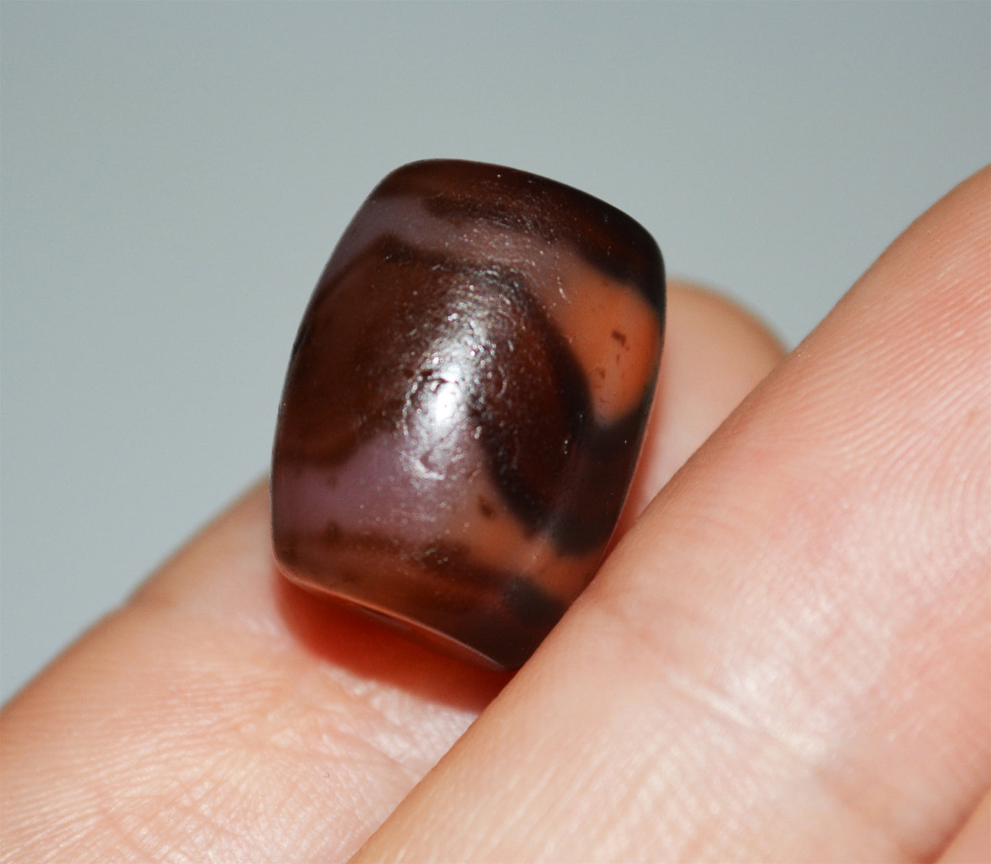 Ancient Genuine Tibetan Tiger Tooth Dzi Bead Amulet Himalaya Zigzag Old Antique Real Agate Nepal Water Wave Pure Gzi Pendant Talisman Bracelet