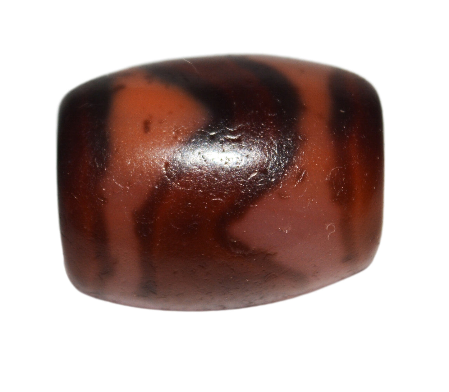 Ancient Genuine Tibetan Tiger Tooth Dzi Bead Amulet Himalaya Zigzag Old Antique Real Agate Nepal Water Wave Pure Gzi Pendant Talisman Bracelet