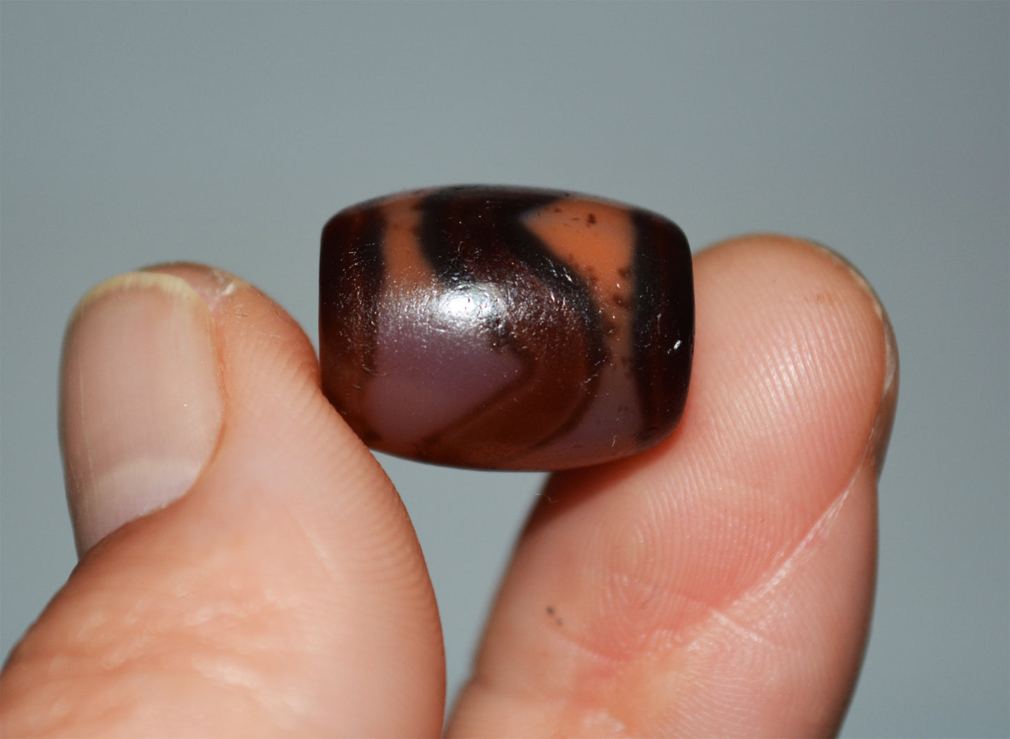 Ancient Genuine Tibetan Tiger Tooth Dzi Bead Amulet Himalaya Zigzag Old Antique Real Agate Nepal Water Wave Pure Gzi Pendant Talisman Bracelet