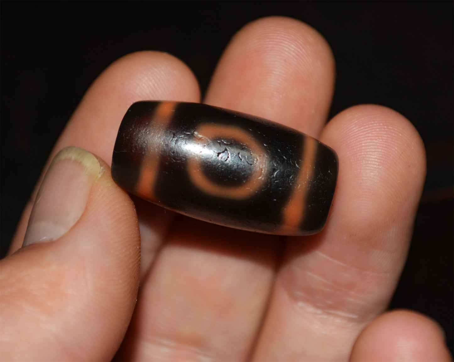 Genuine Tibetan Ancient Two Eyes Dzi Bead Amulet Pendant Old Antique Real Himalaya Agate Nepal 2 Eyed Pure Gzi Talisman Bracelet