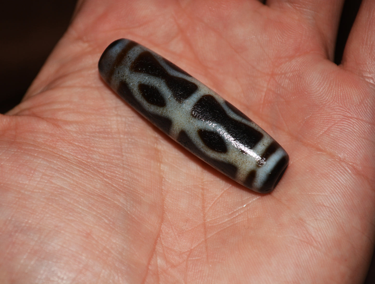 Real Tibetan Ancient Vajra Dorje Dzi Bead Pendant Amulet Himalaya Old Antique Genuine Agate Nepal Phurba Pure Gzi Talisman Bracelet