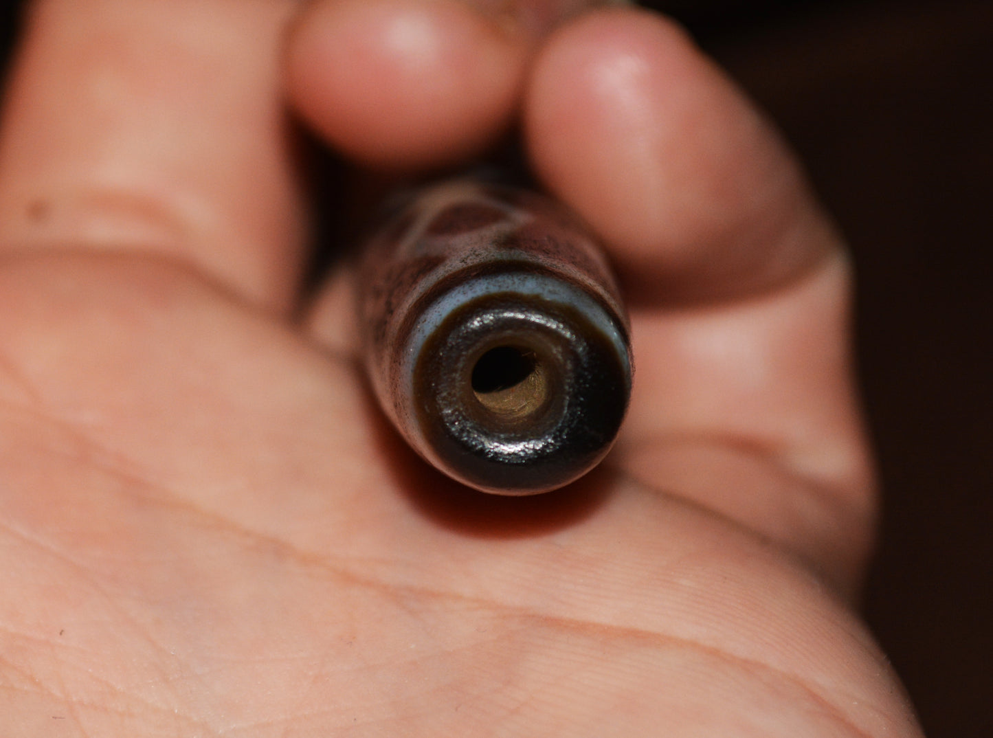 Real Tibetan Ancient Vajra Dorje Dzi Bead Pendant Amulet Himalaya Old Antique Genuine Agate Nepal Phurba Pure Gzi Talisman Bracelet