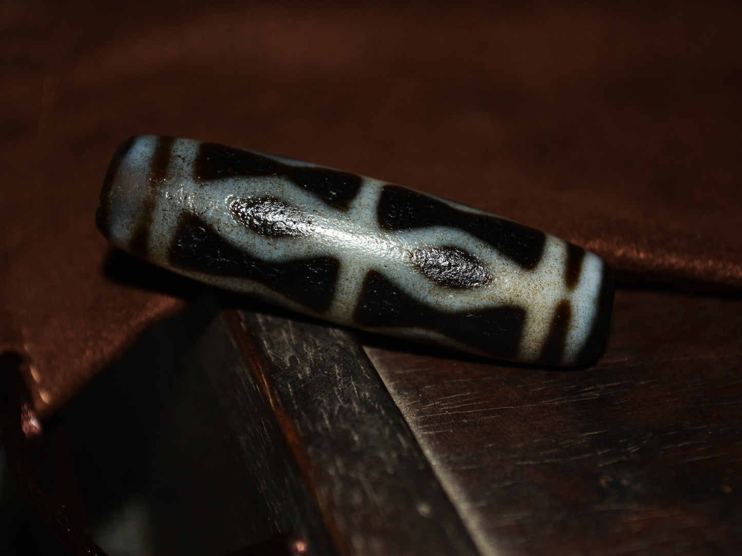 Real Tibetan Ancient Vajra Dorje Dzi Bead Pendant Amulet Himalaya Old Antique Genuine Agate Nepal Phurba Pure Gzi Talisman Bracelet