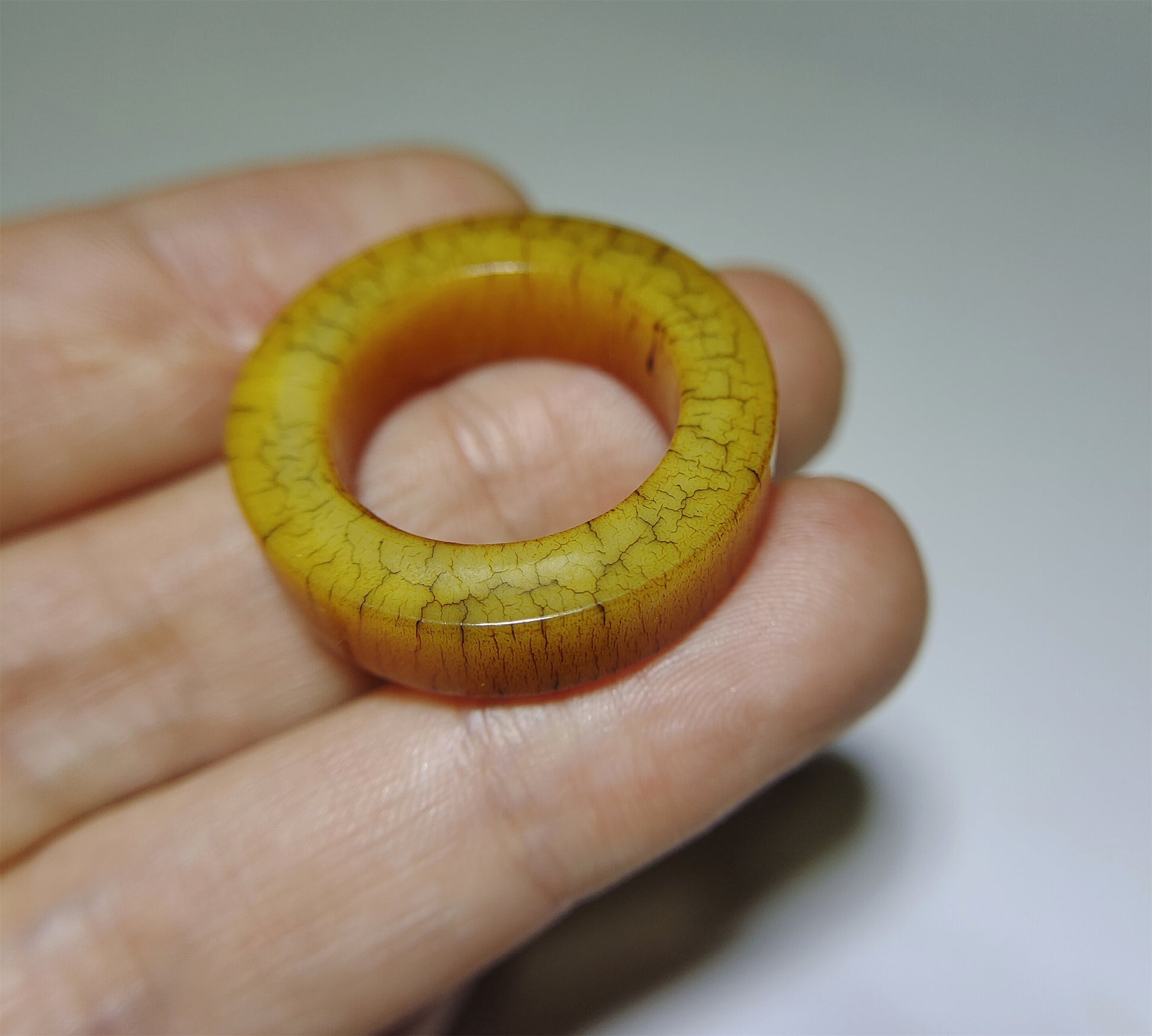 Genuine Tibetan Antique Yak Bone Amulet Pendant Ring Real Kapala Beads Old Mala Prayer Doughnut Lucky Talisman Donut