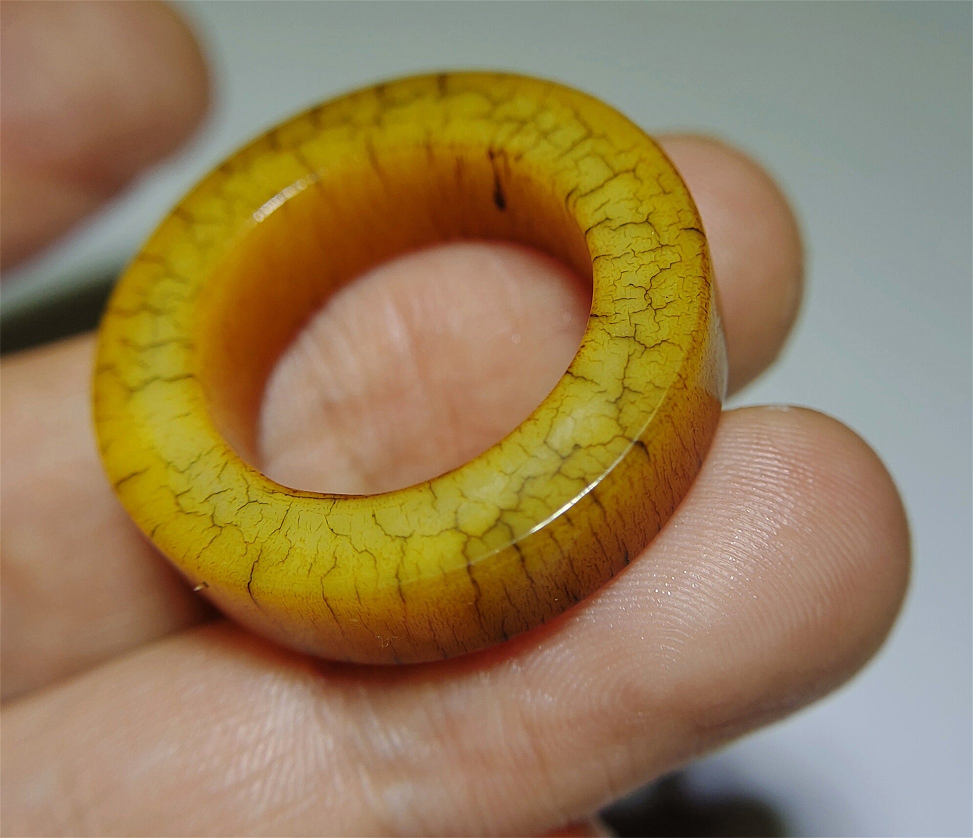 Genuine Tibetan Antique Yak Bone Amulet Pendant Ring Real Kapala Beads Old Mala Prayer Doughnut Lucky Talisman Donut