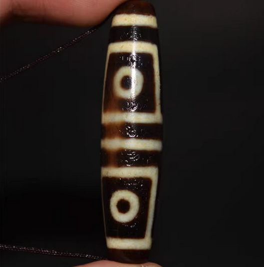 Genuine Tibetan Old Ancient Four Eyes Dzi Bead Amulet Pendant Himalaya Agate Real Pure 4 Eyed Gzi Antique Talisman Bracelet