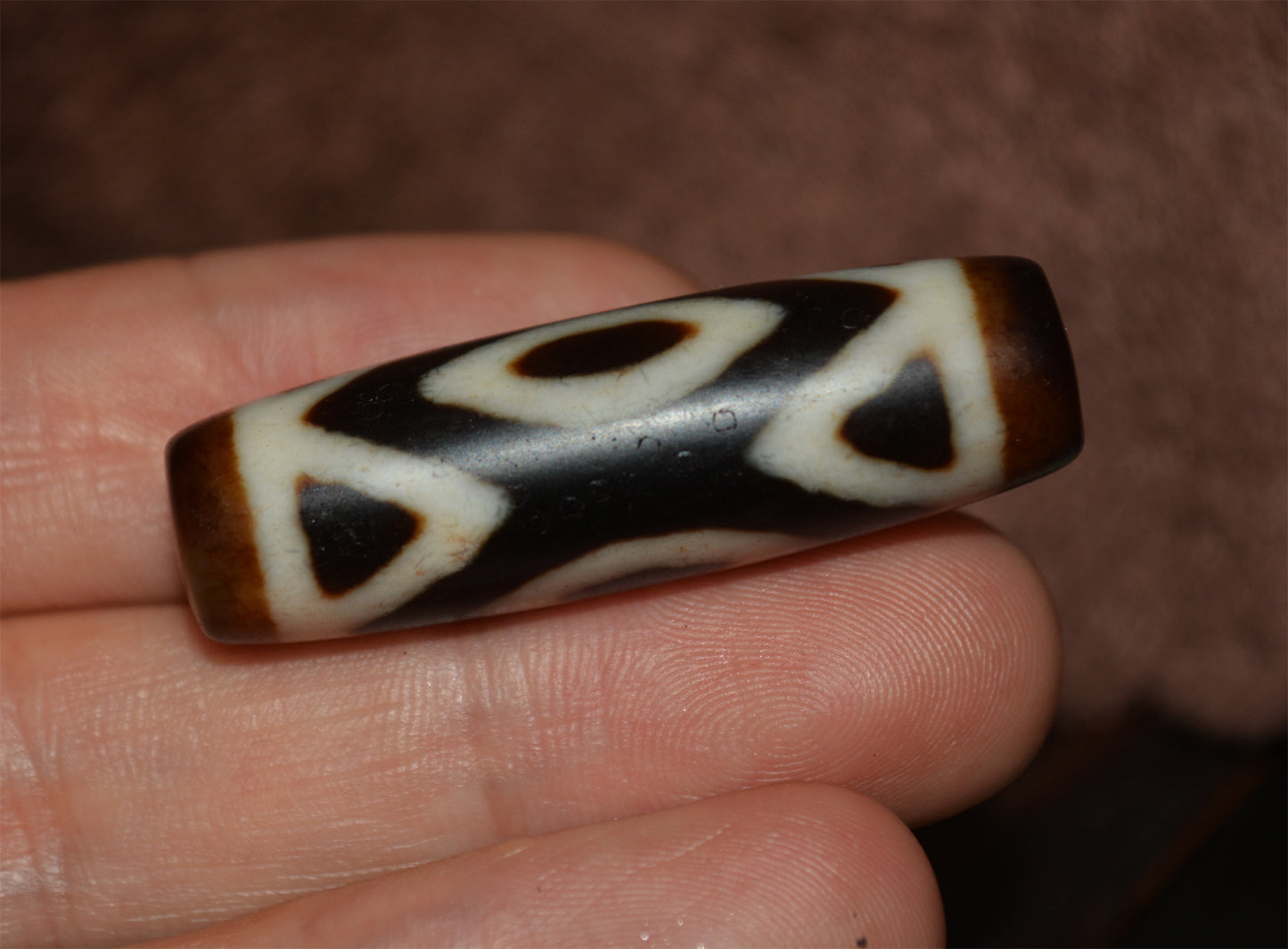 Himalayan Ancient Nine Eyes Dzi Bead Amulet Tibet Genuine Pendant Agate Pure Three Eyed Gzi Old Antique Talisman Bracelet Authentic