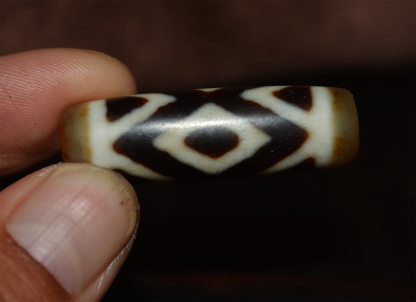 Himalayan Ancient Nine Eyes Dzi Bead Amulet Tibet Genuine Pendant Agate Pure Three Eyed Gzi Old Talisman Bracelet Authentic