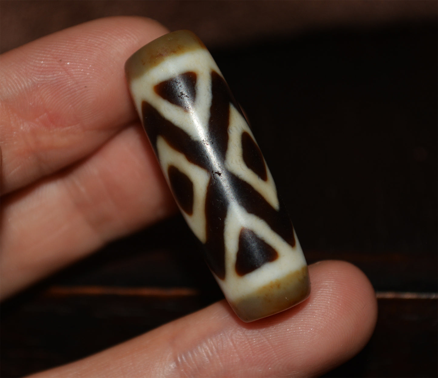 Himalayan Ancient Nine Eyes Dzi Bead Amulet Tibet Genuine Pendant Agate Pure Three Eyed Gzi Old Talisman Bracelet Authentic