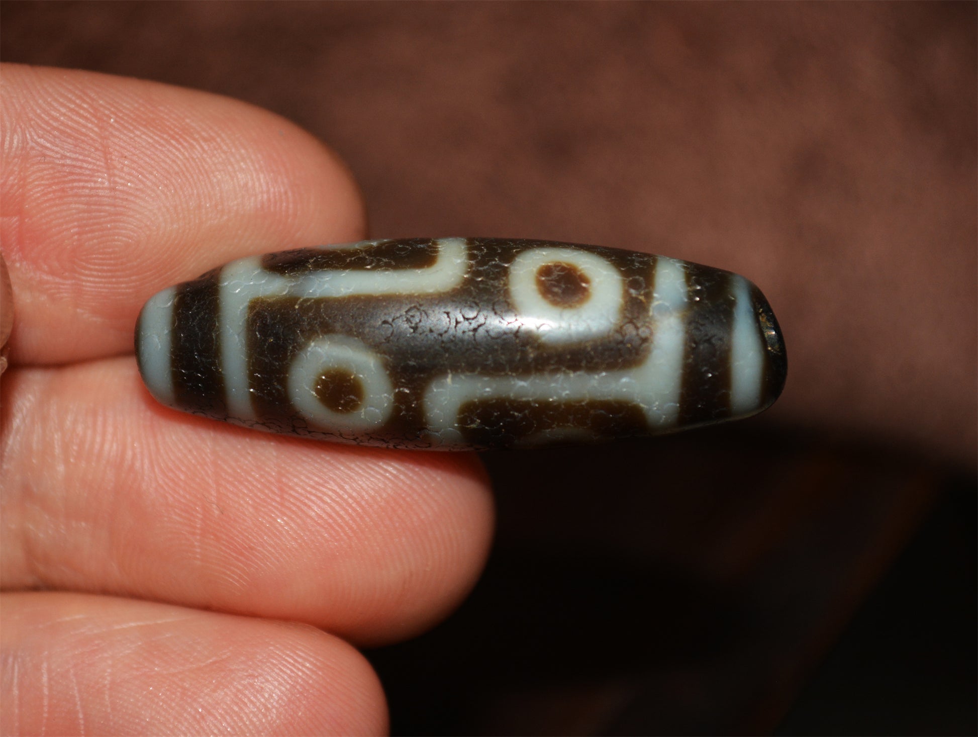 Himalayan Ancient Six Eyes Dzi Bead Real Tibetan Amulet Pendant Agate Pure 6 Eyed Gzi Old Antique Genuine Talisman Bracelet Carnelian