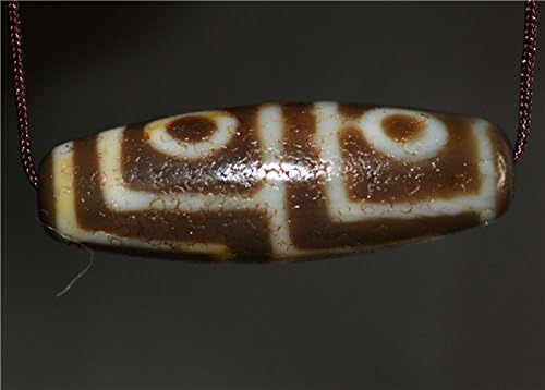 Himalayan Real Old Ancient Four Eyes Dzi Bead Amulet Pendant Tibet Agate 4 Eyed Pure Gzi Old Antique Talisman Bracelet
