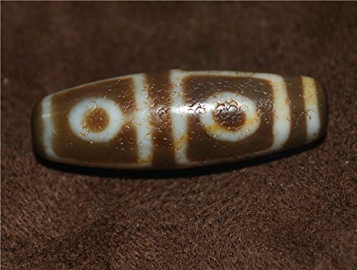 Himalayan Real Old Ancient Four Eyes Dzi Bead Amulet Pendant Tibet Agate 4 Eyed Pure Gzi Old Antique Talisman Bracelet