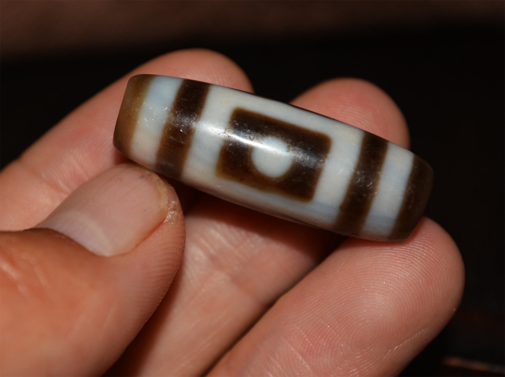 Himalayas Ancient Heaven and Earth Dzi Bead Cinnabar Real Sakor Namkor Bloodspots Pendant Amulet Tibet Agate Genuine Gzi Old Antique Tibet Talisman Bracelet