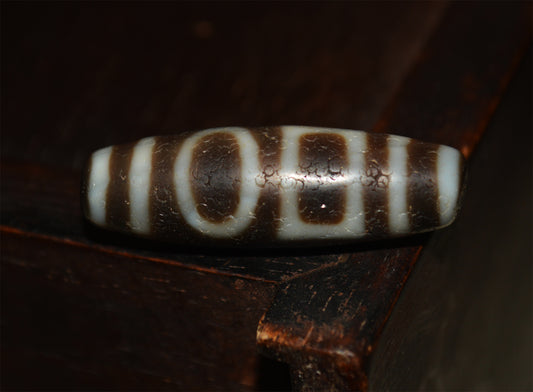 Himalayas Ancient Heaven and Earth Dzi Bead Real Sakor Namkor Pendant Amulet Tibet Agate Genuine Gzi Old Antique Tibet Talisman Bracelet