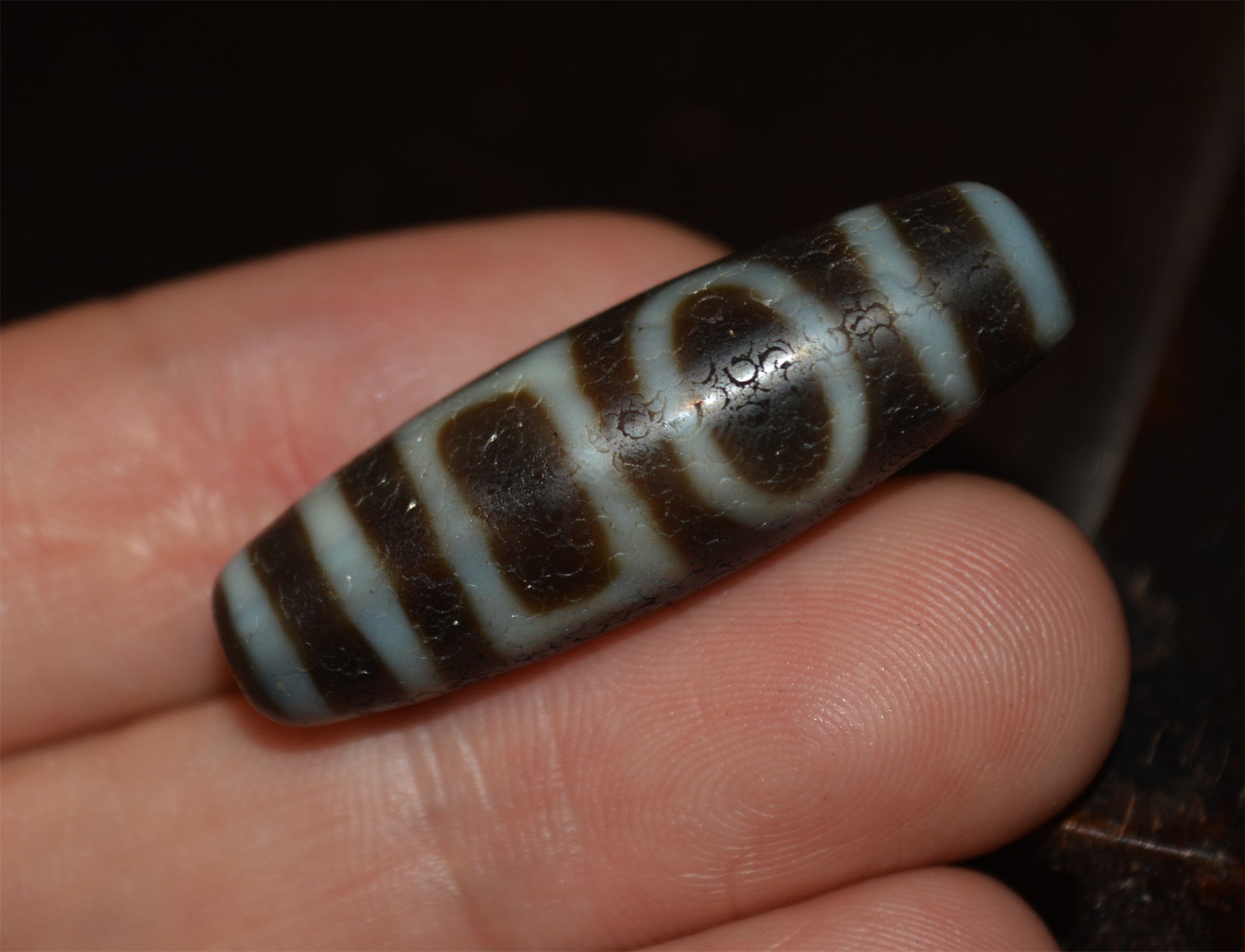Himalayas Ancient Heaven and Earth Dzi Bead Real Sakor Namkor Pendant Amulet Tibet Agate Genuine Gzi Old Antique Tibet Talisman Bracelet