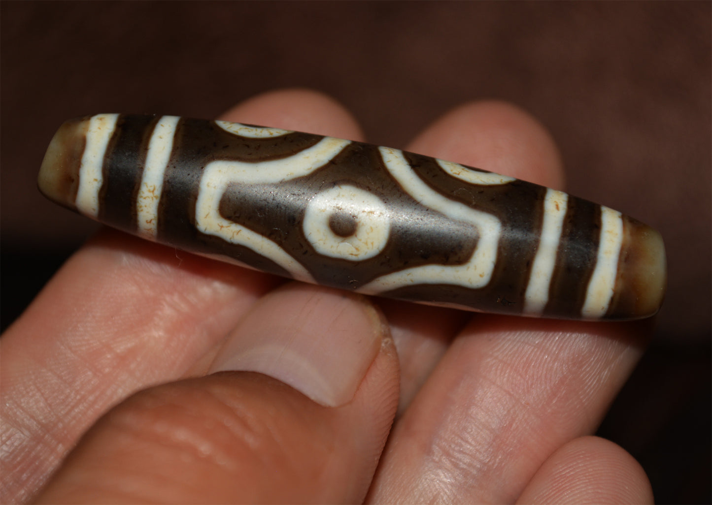 Himalayas Ancient Six Eyes Dzi Bead Amulet Real Tibetan Pendant Agate Pure 6 Eyed Gzi Old Antique Genuine Talisman Bracelet